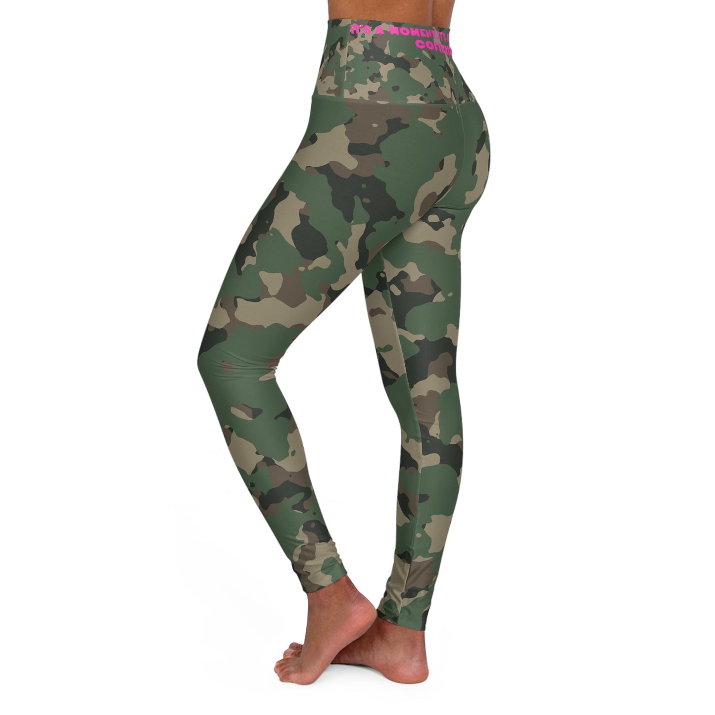 Camouflage High Waisted Fitness Leggings - COFFEEBRE