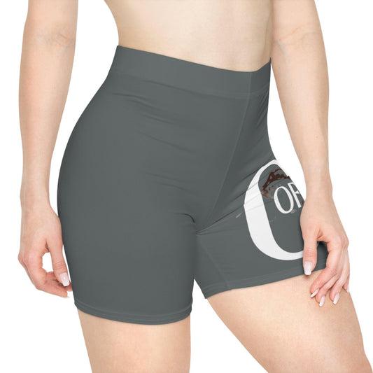 Women's Dark Grey Biker Shorts
