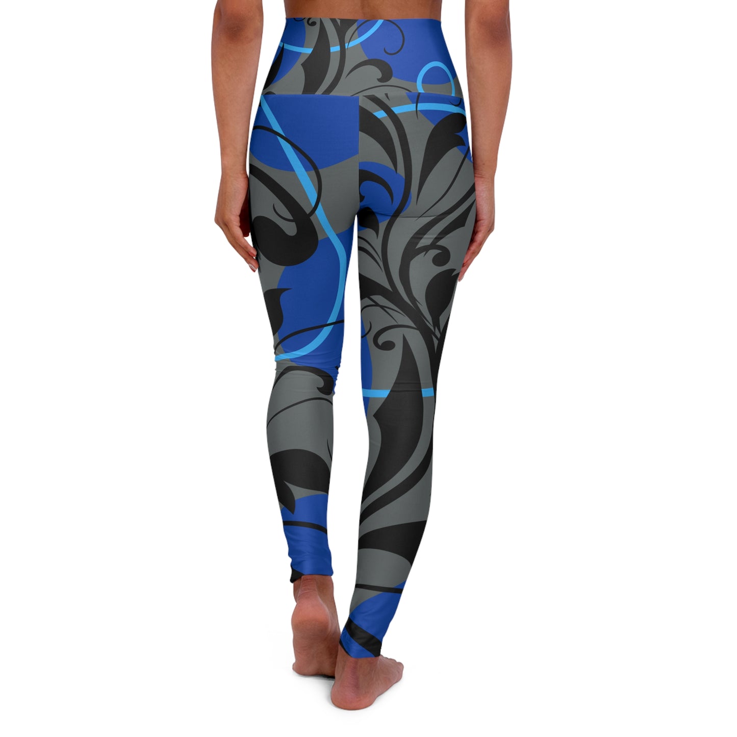 High Waisted Yoga Leggings - COFFEEBRE