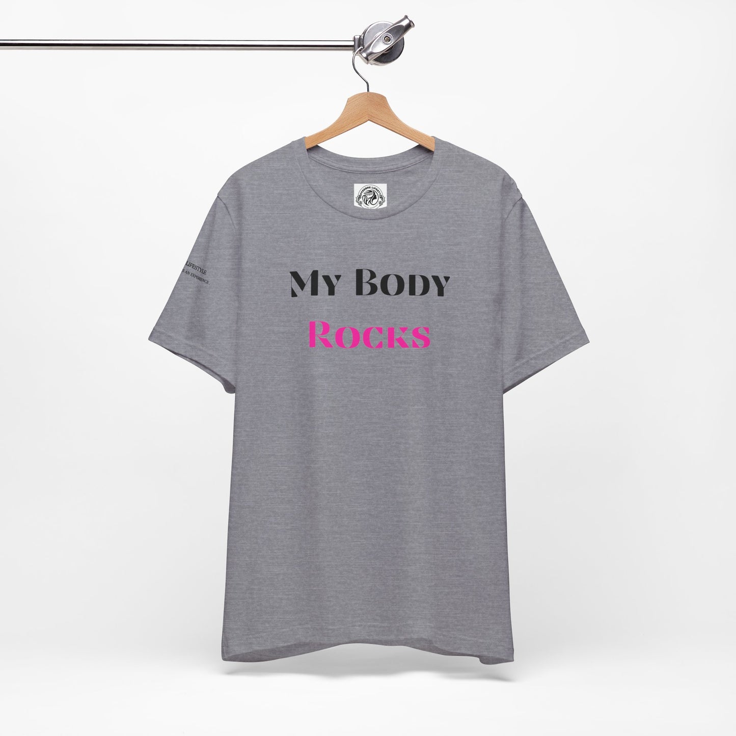 My Body Rocks Fitness Workout T-Shirt - COFFEEBRE
