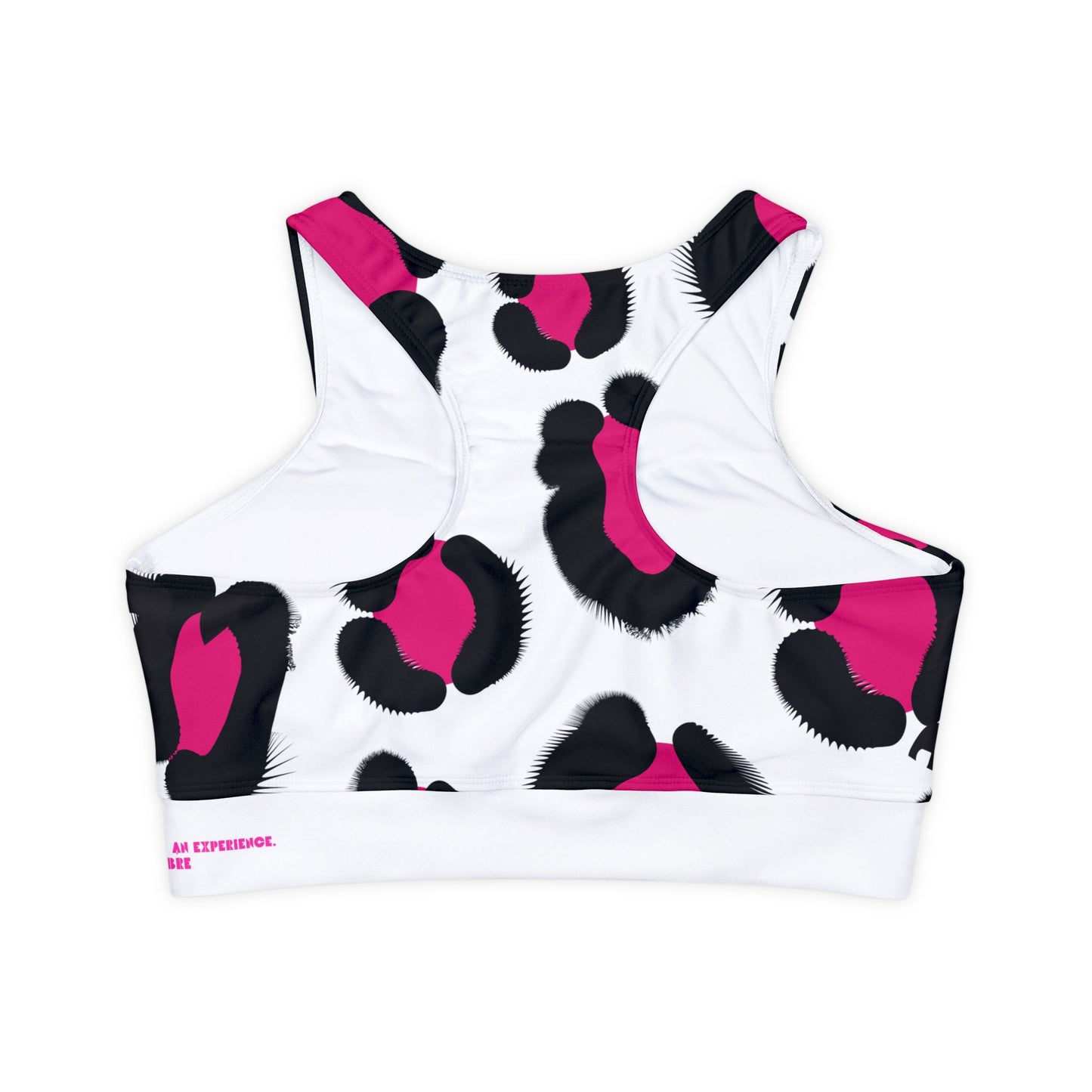 Pink Animal Print Sports Bra - COFFEEBRE