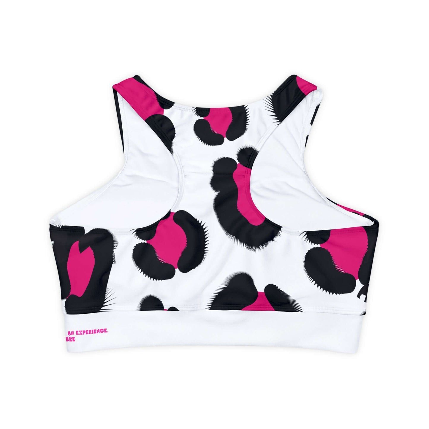 Pink Animal Print Sports Bra - COFFEEBRE