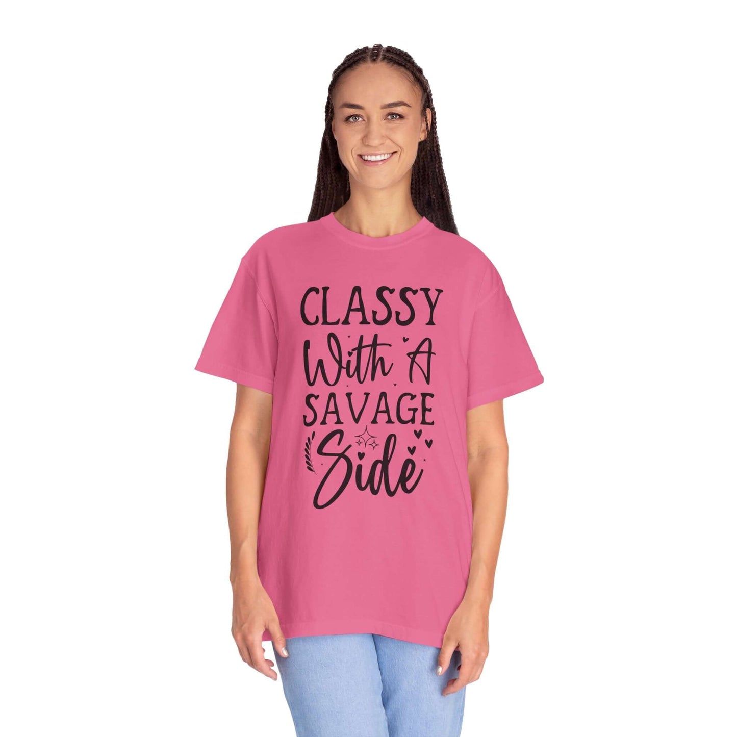 Class With Savage Side Athleisure T-shirt
