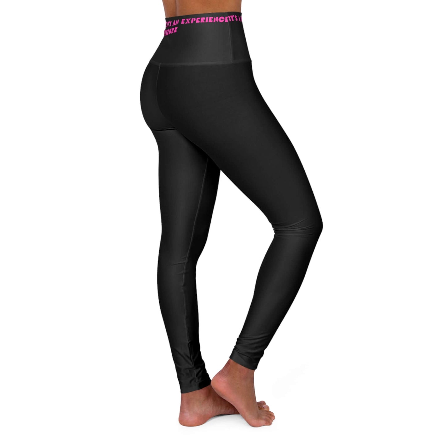 Black Fitness High Waisted Yoga Leggings - COFFEEBRE