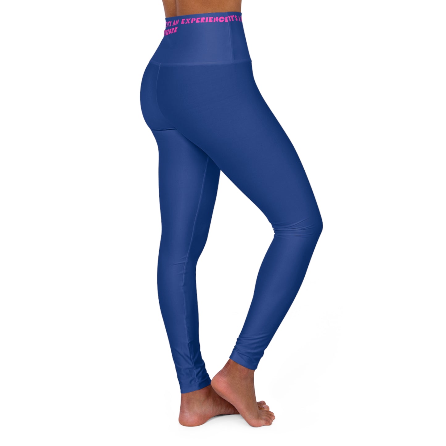 Blue Fitness High Waisted Yoga Leggings