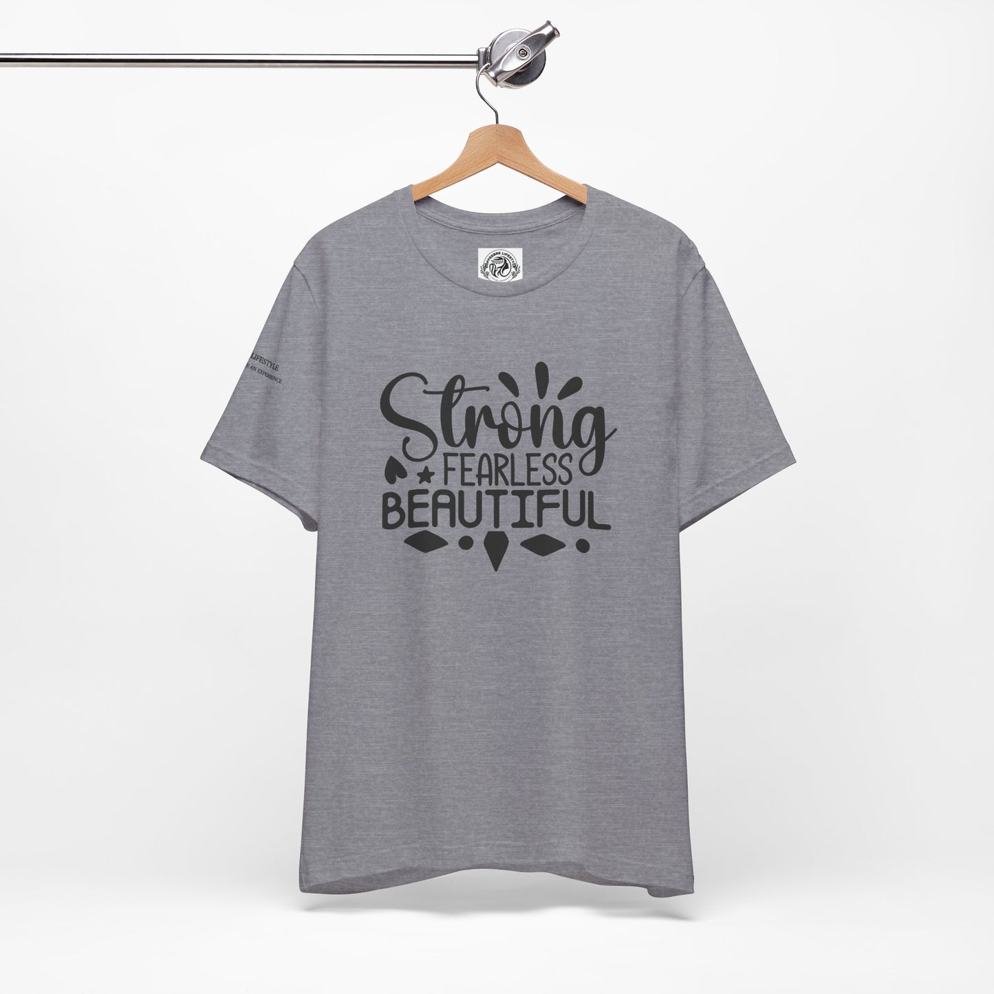 Strong Fearless Fitness Workout T-Shirt - COFFEEBRE