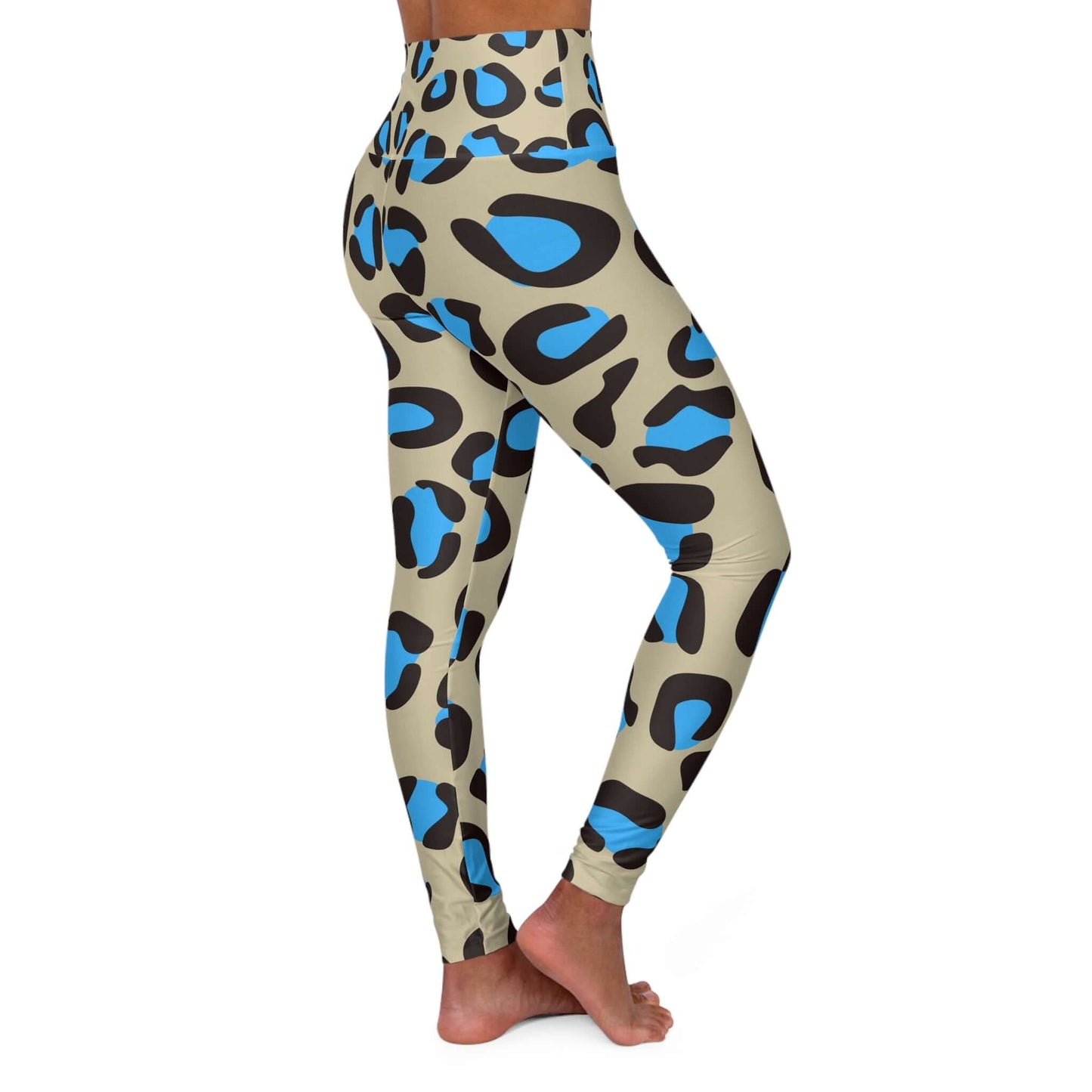 Leopard High Waisted Yoga Leggings - COFFEEBRE