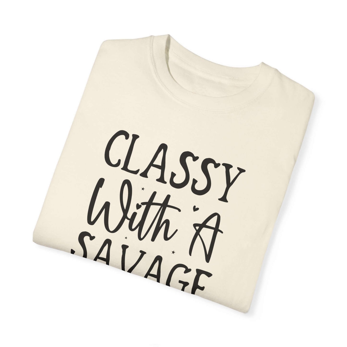 Class With Savage Side Athleisure T-shirt