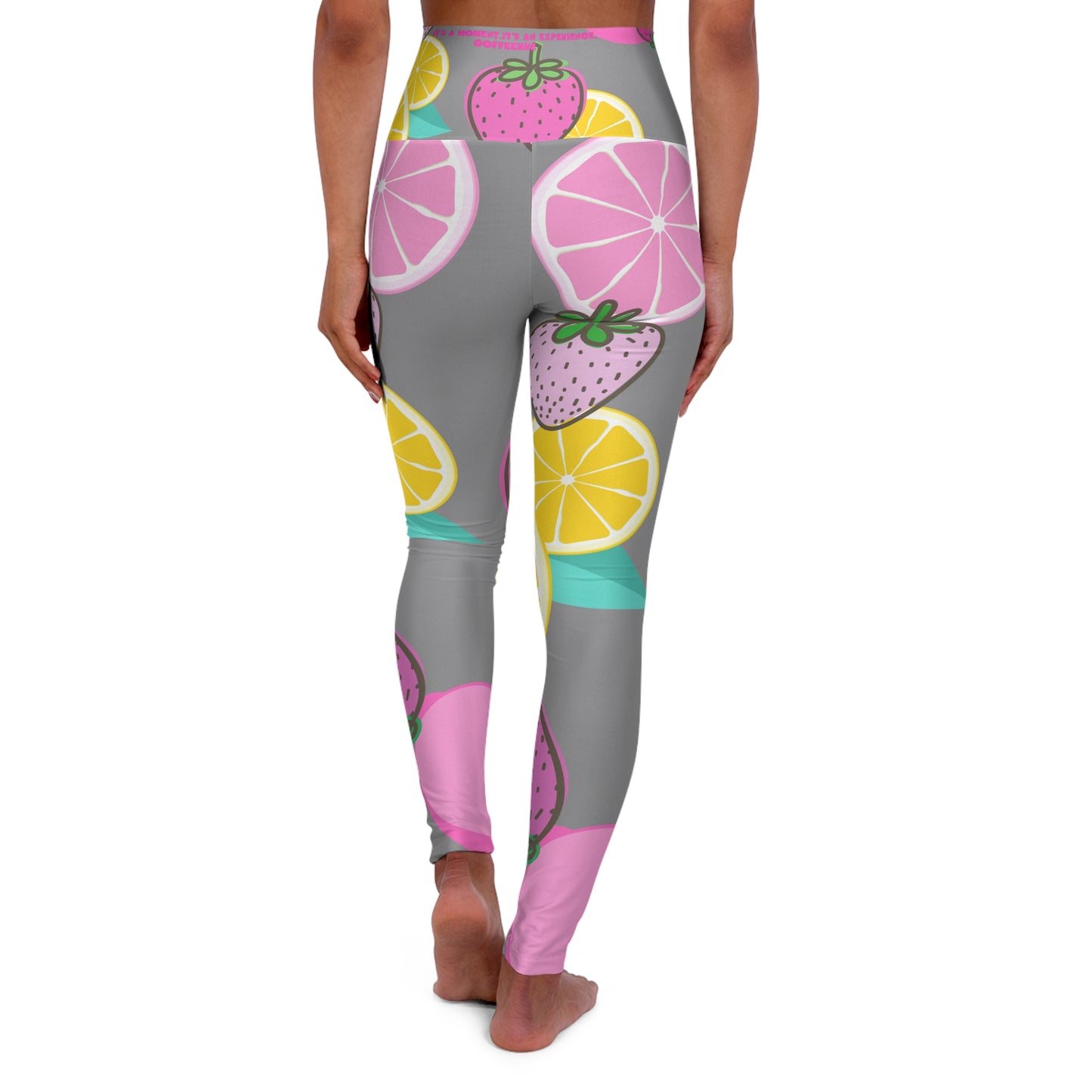 Grey High Waisted Yoga Leggings COFFEEBRE