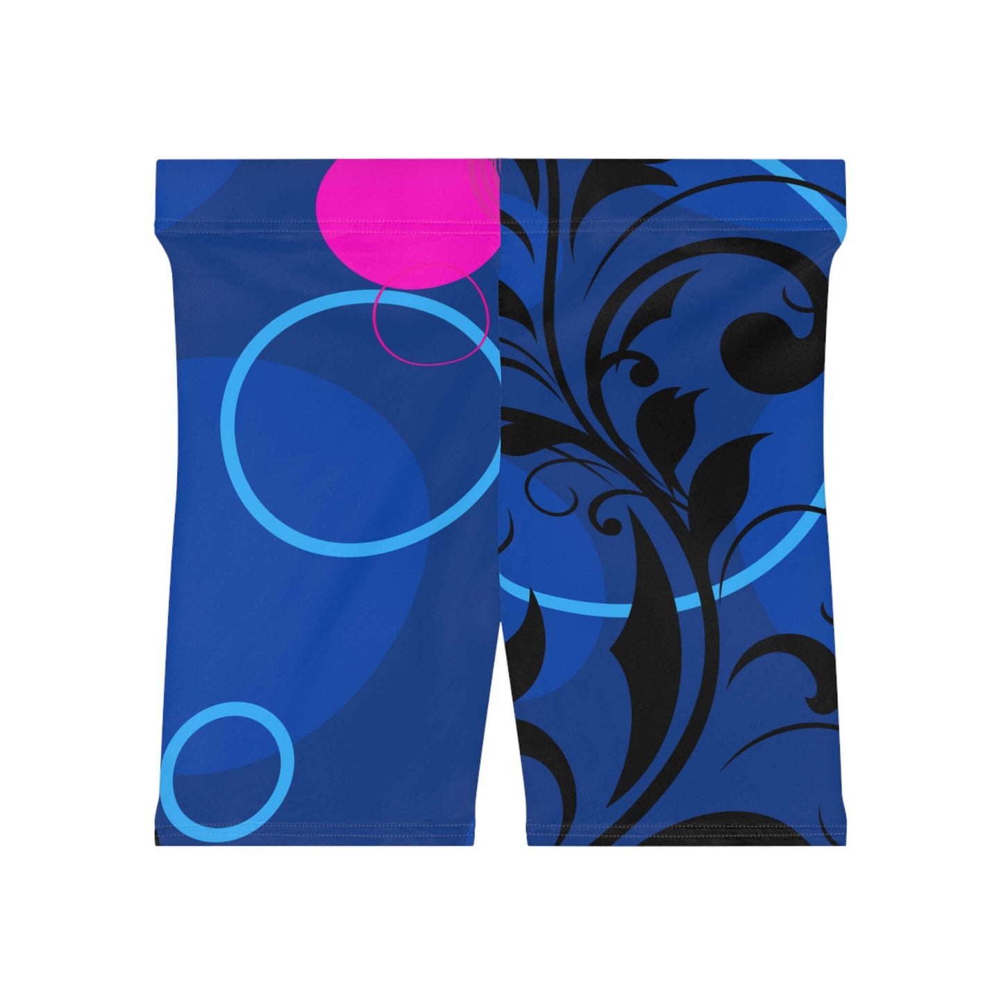 Blue Yoga Athletic Biker Shorts - COFFEEBRE