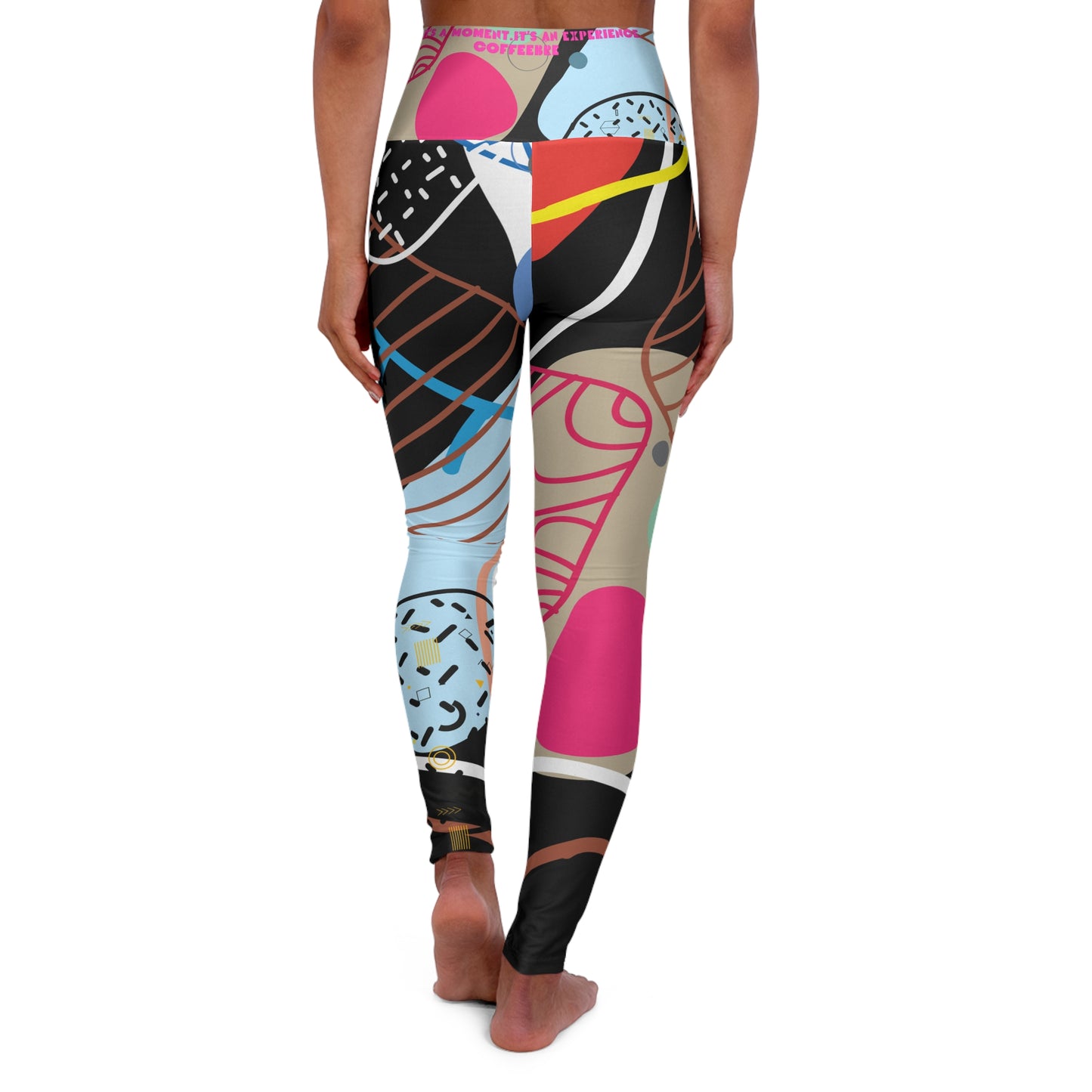 High Waisted Fitness Leggings - COFFEEBRE
