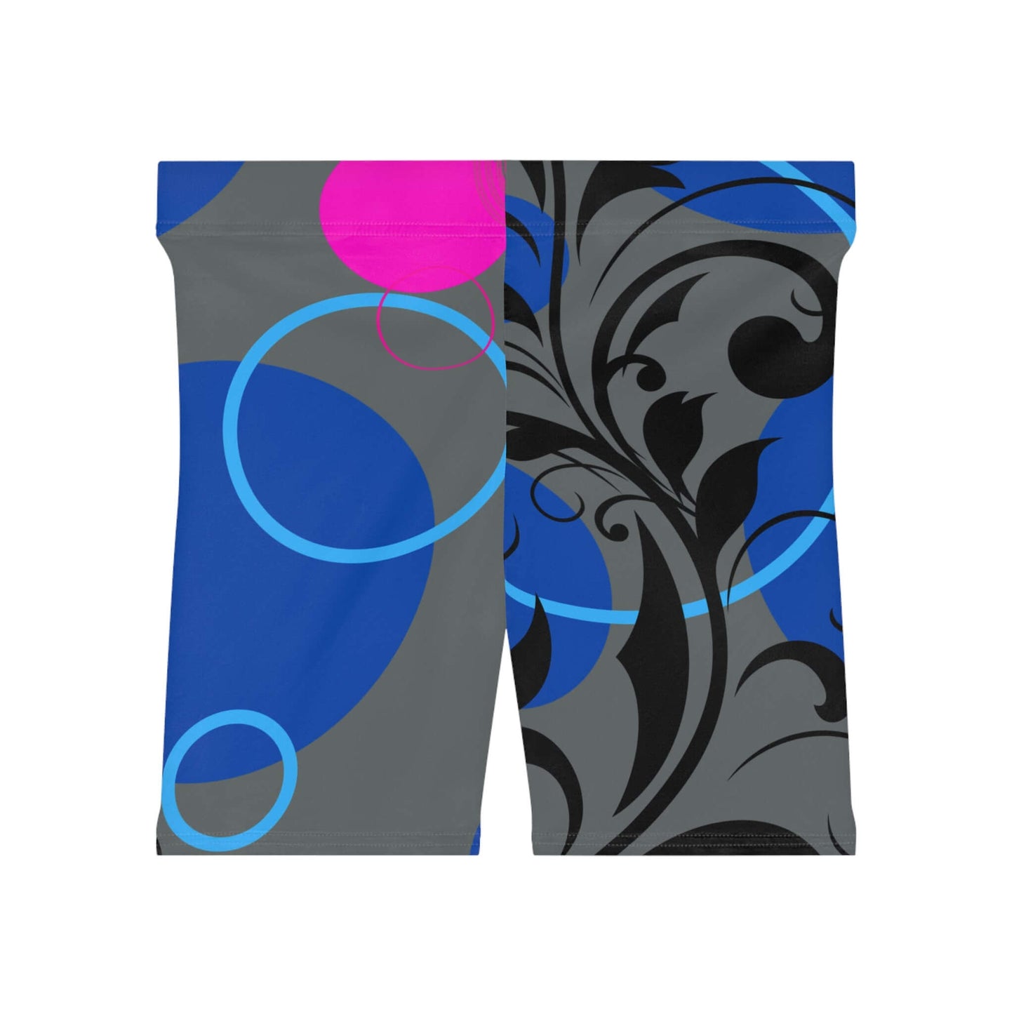 Grey Yoga Athletic Biker Shorts - COFFEEBRE