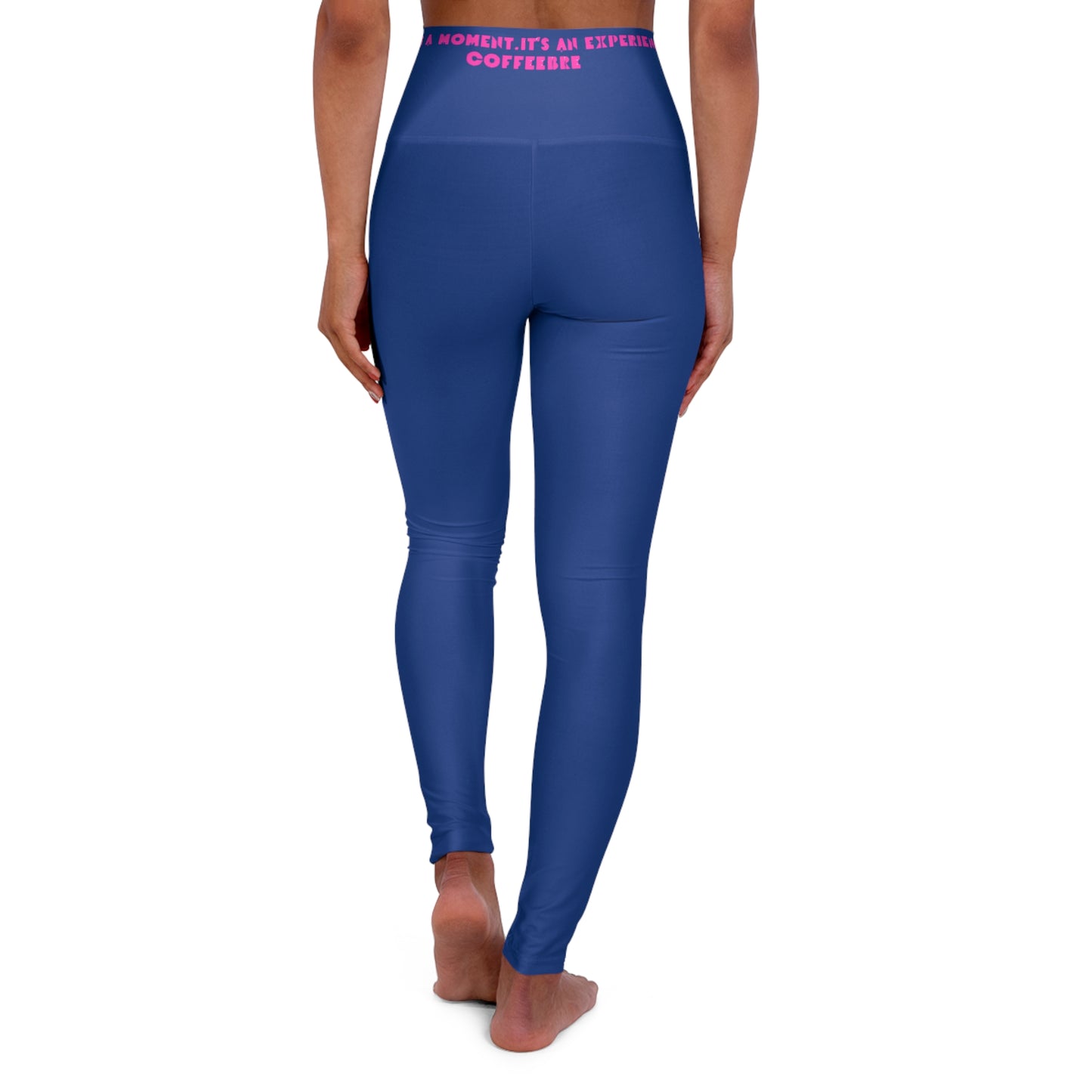 Blue Fitness High Waisted Yoga Leggings