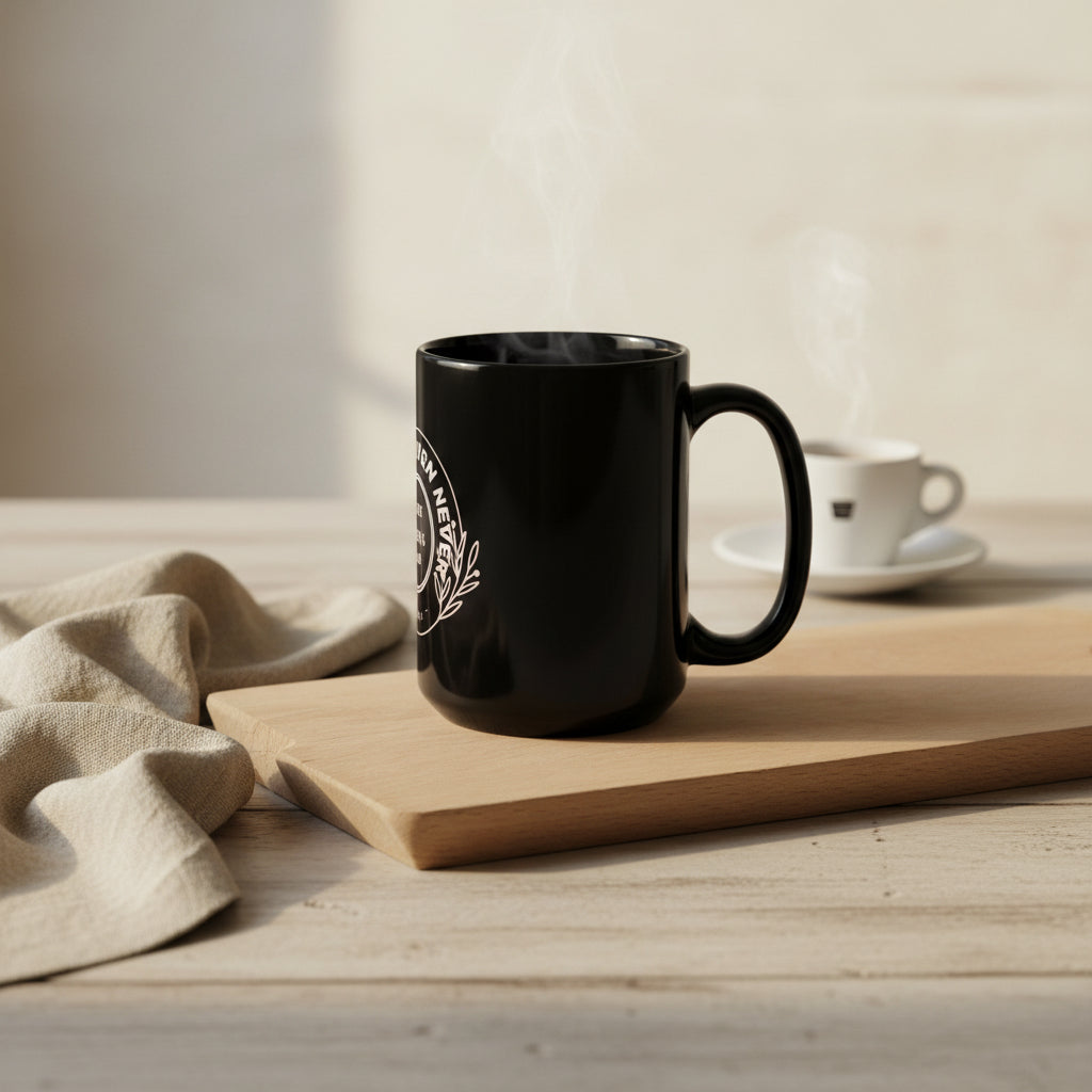 Better Latte Than Never Funny Mug - COFFEEBRE