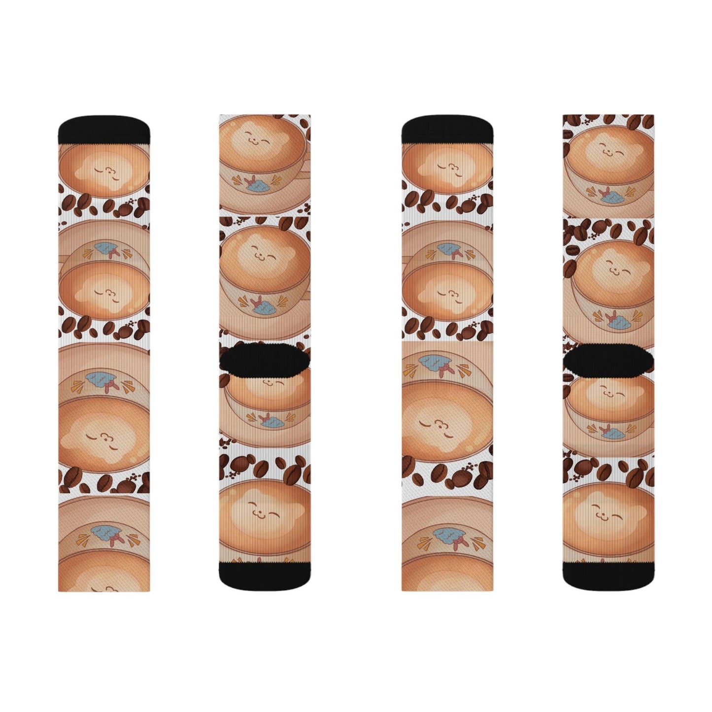 Cappuccino Hug in a Mug Coffee Socks - COFFEEBRE