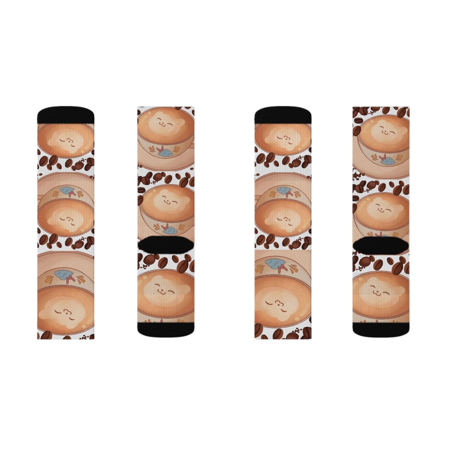 Cappuccino Hug in a Mug Coffee Socks - COFFEEBRE