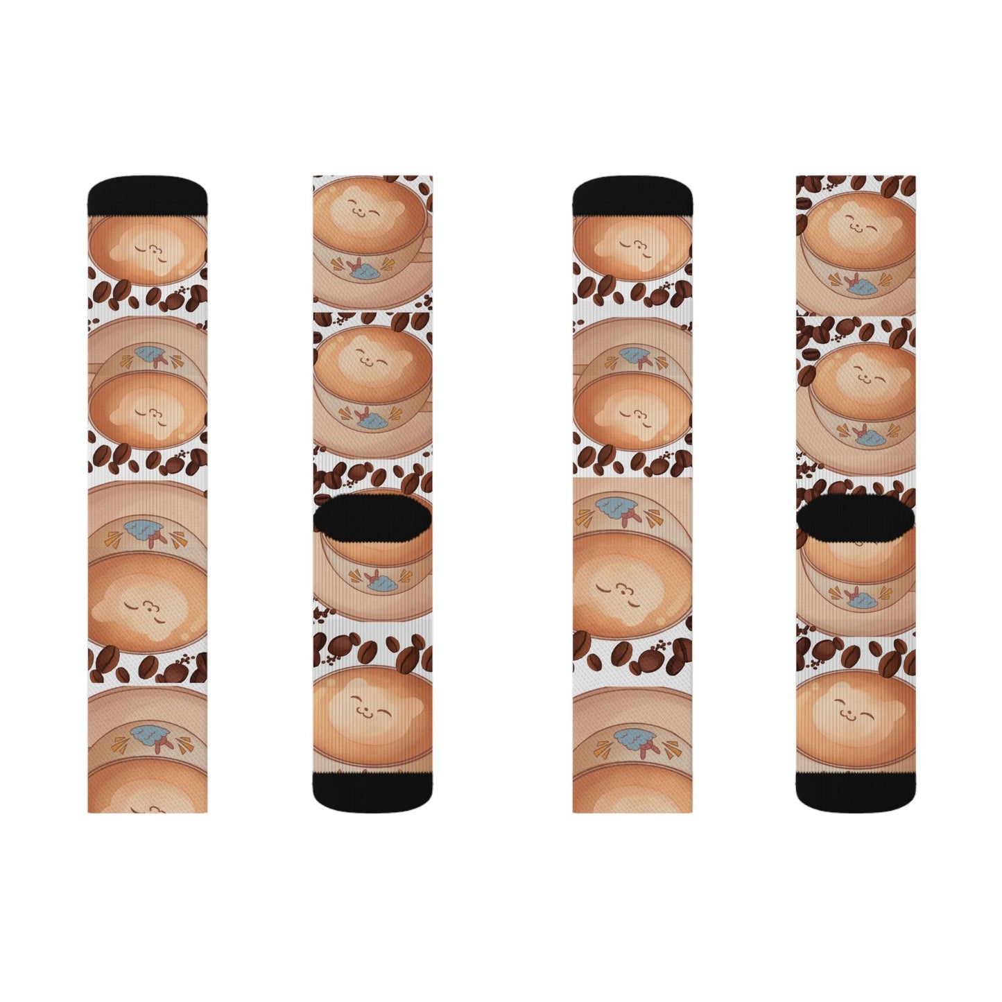 Cappuccino Hug in a Mug Coffee Socks - COFFEEBRE