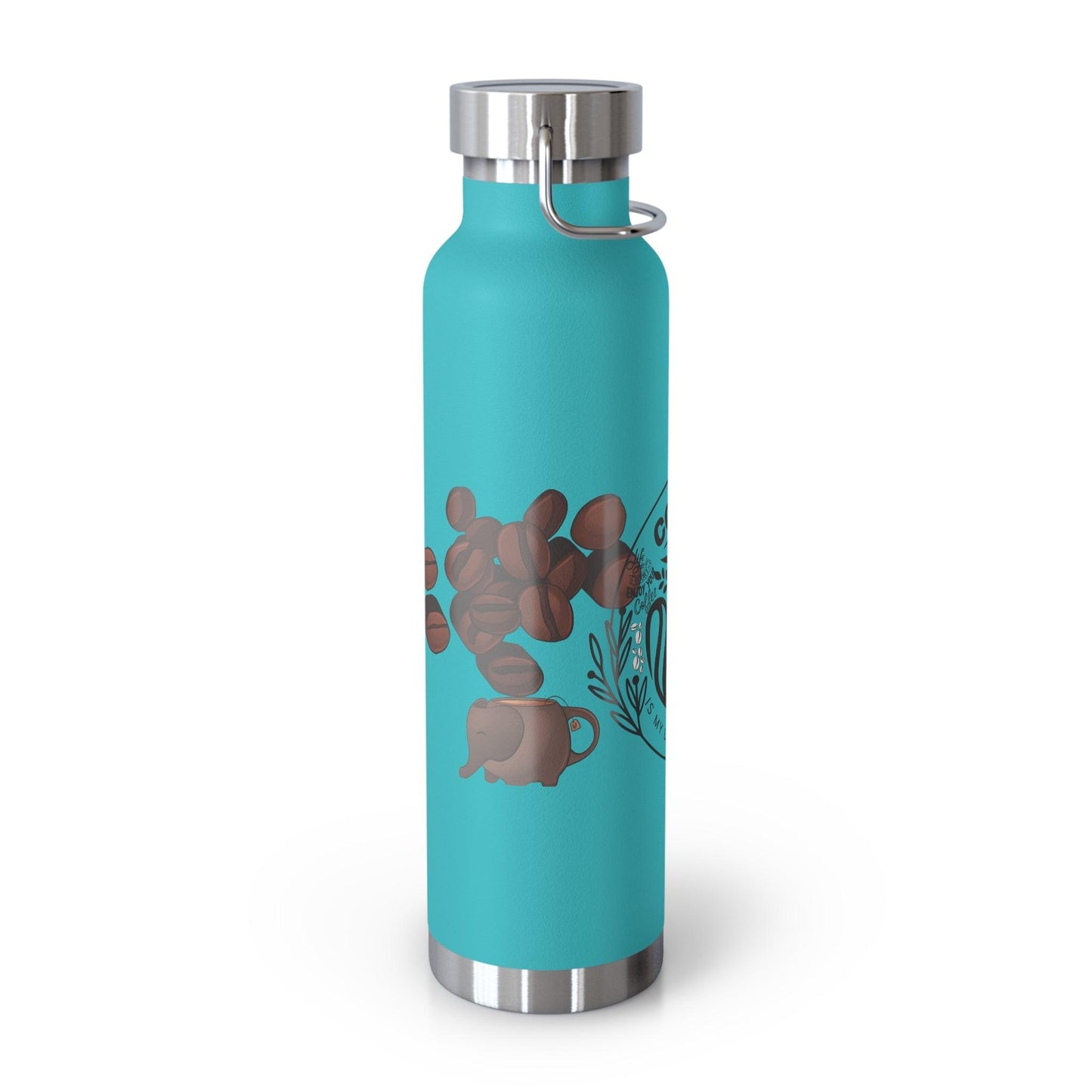 Coffee Bean Copper Vacuum Insulated Bottle, 22oz - COFFEEBRE
