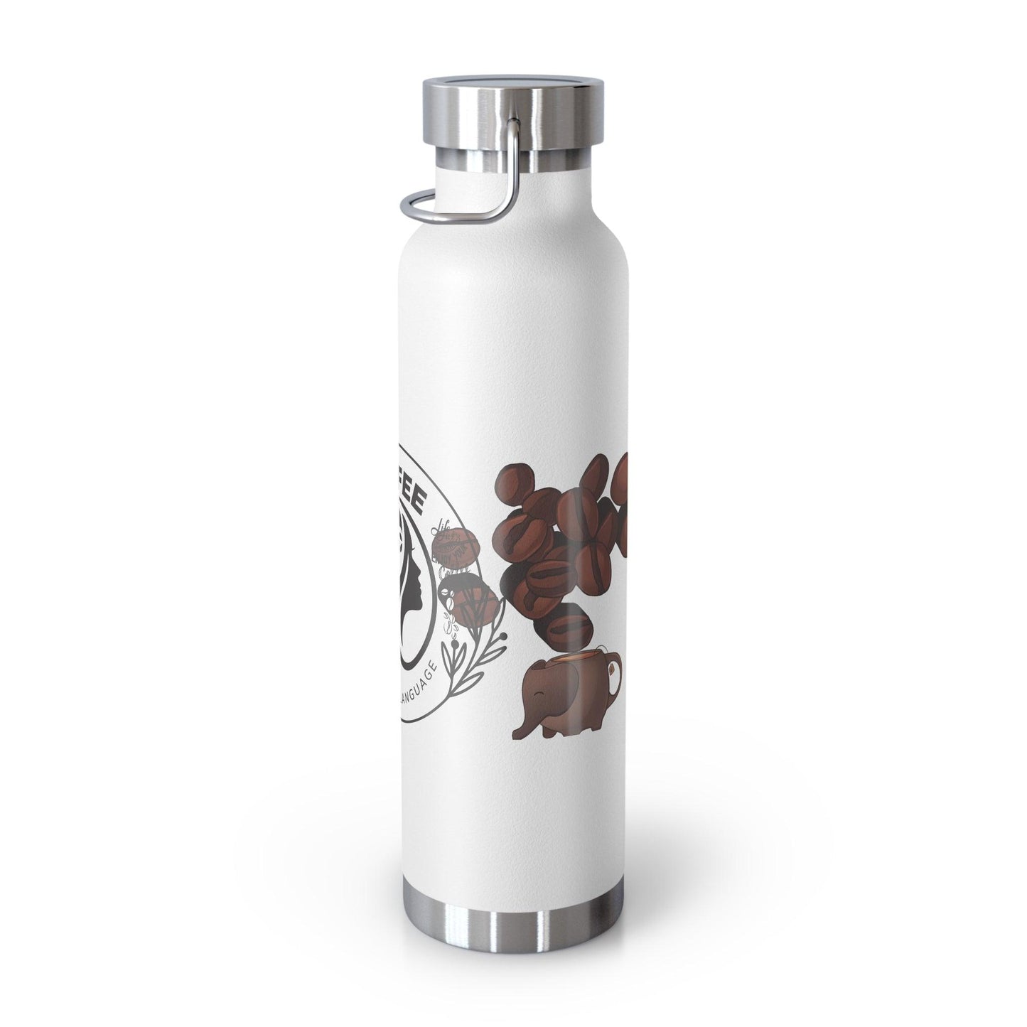 Coffee Bean Copper Vacuum Insulated Bottle, 22oz - COFFEEBRE