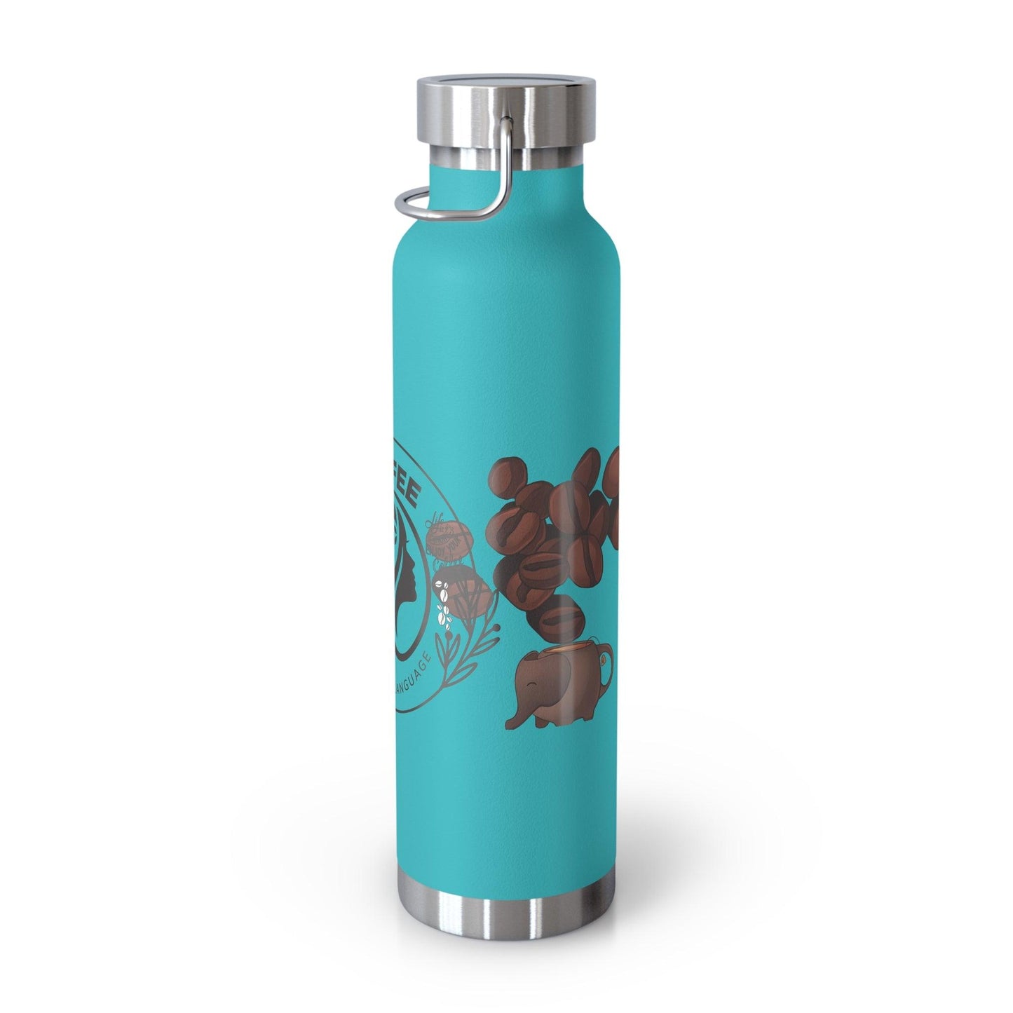 Coffee Bean Copper Vacuum Insulated Bottle, 22oz - COFFEEBRE