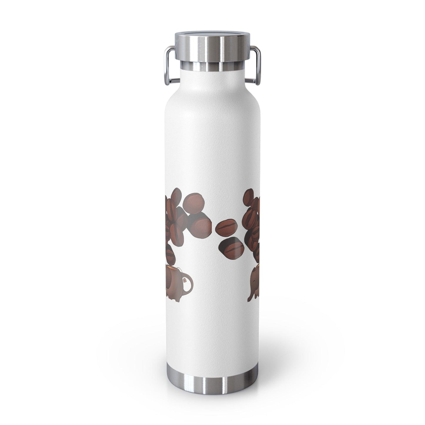 Coffee Bean Travel Copper Vacuum Insulated Bottle, 22oz - COFFEEBRE