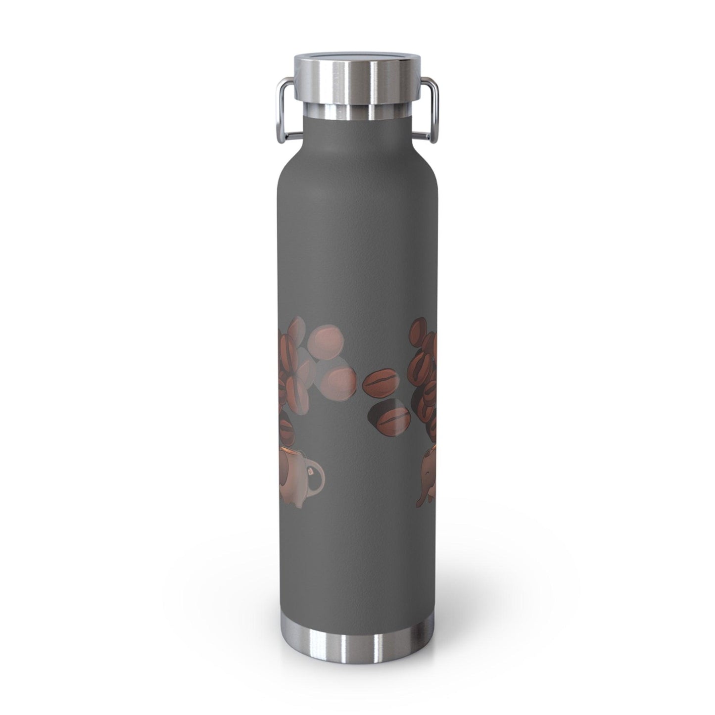 Coffee Bean Travel Copper Vacuum Insulated Bottle, 22oz - COFFEEBRE