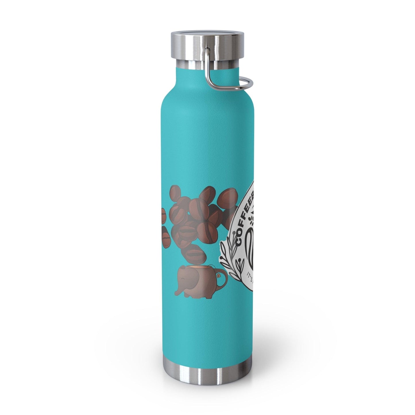 Coffee Bean Travel Copper Vacuum Insulated Bottle, 22oz - COFFEEBRE