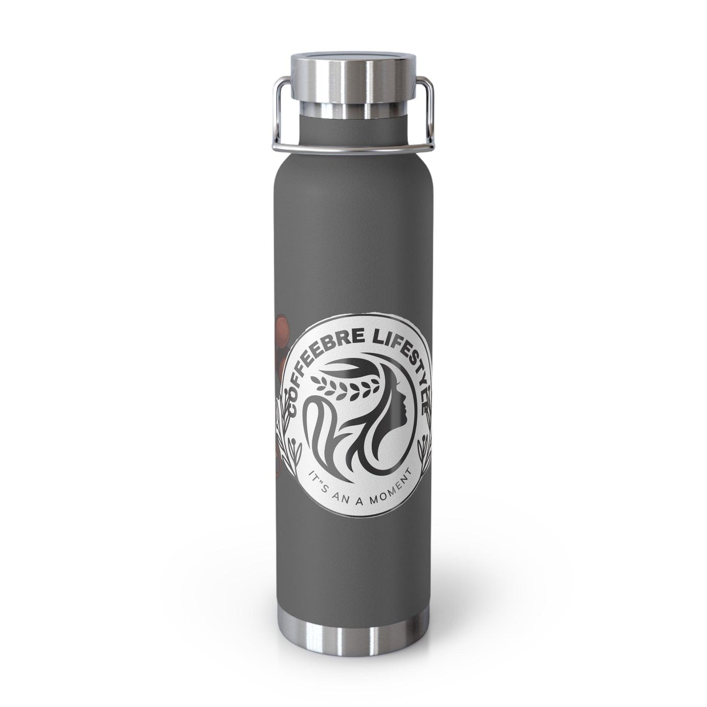 Coffee Bean Travel Copper Vacuum Insulated Bottle, 22oz - COFFEEBRE