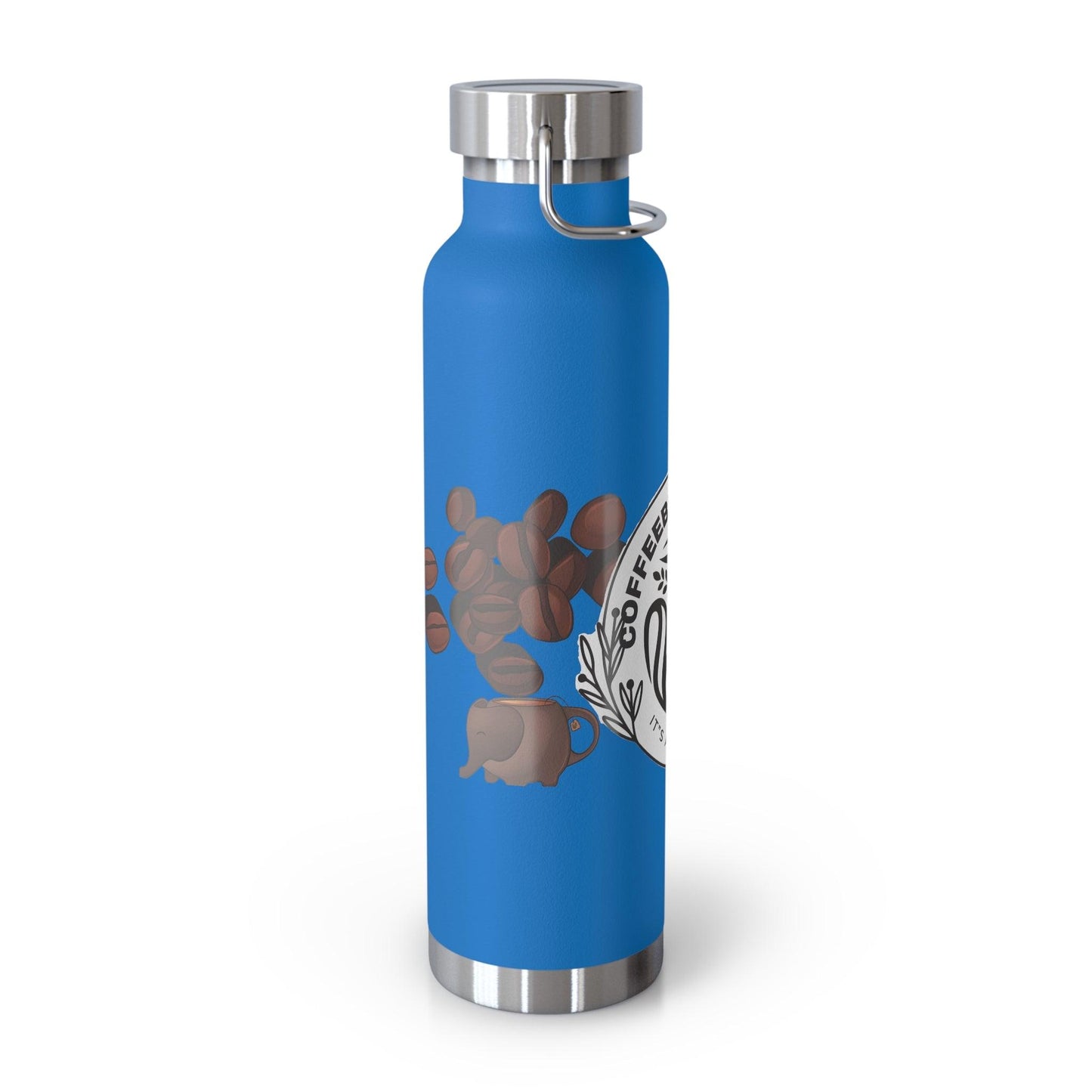 Coffee Bean Travel Copper Vacuum Insulated Bottle, 22oz - COFFEEBRE