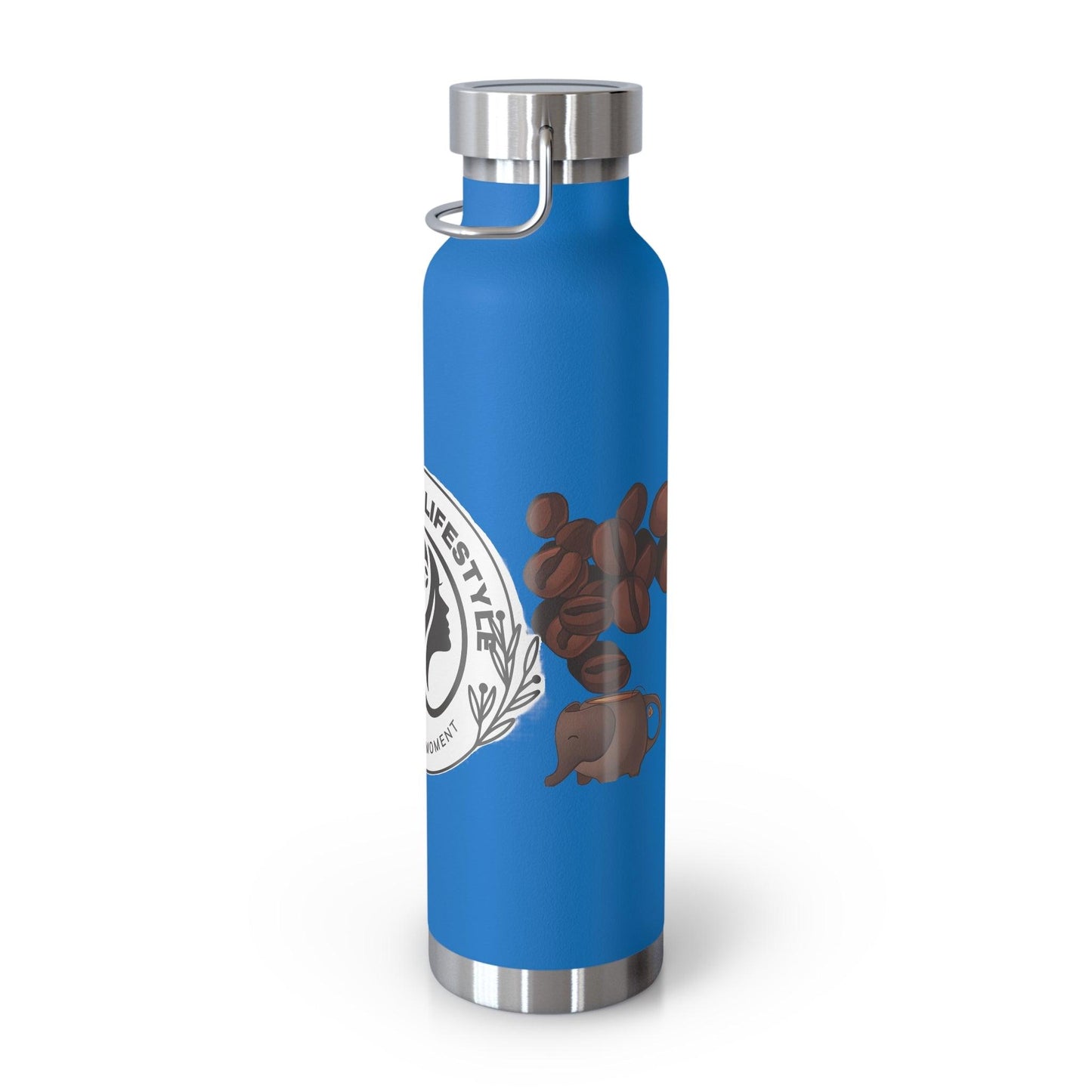 Coffee Bean Travel Copper Vacuum Insulated Bottle, 22oz - COFFEEBRE