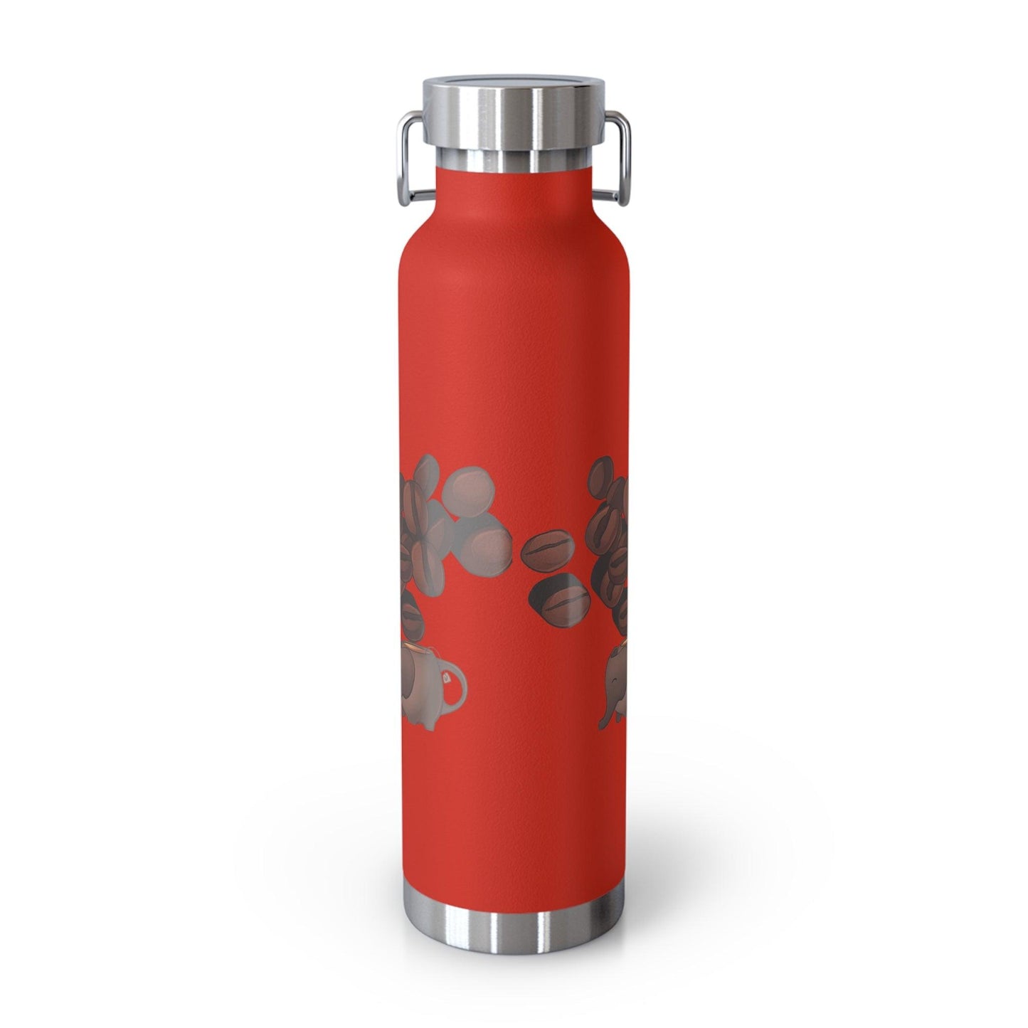 Coffee Bean Travel Copper Vacuum Insulated Bottle, 22oz - COFFEEBRE