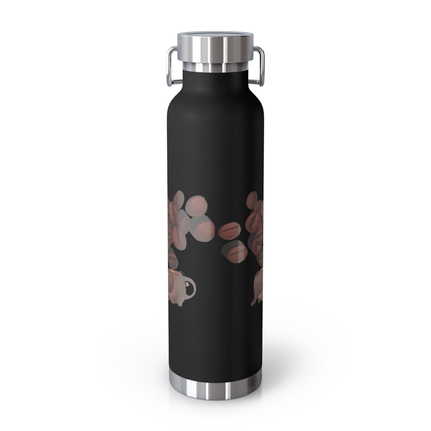 Coffee Bean Travel Copper Vacuum Insulated Bottle, 22oz - COFFEEBRE