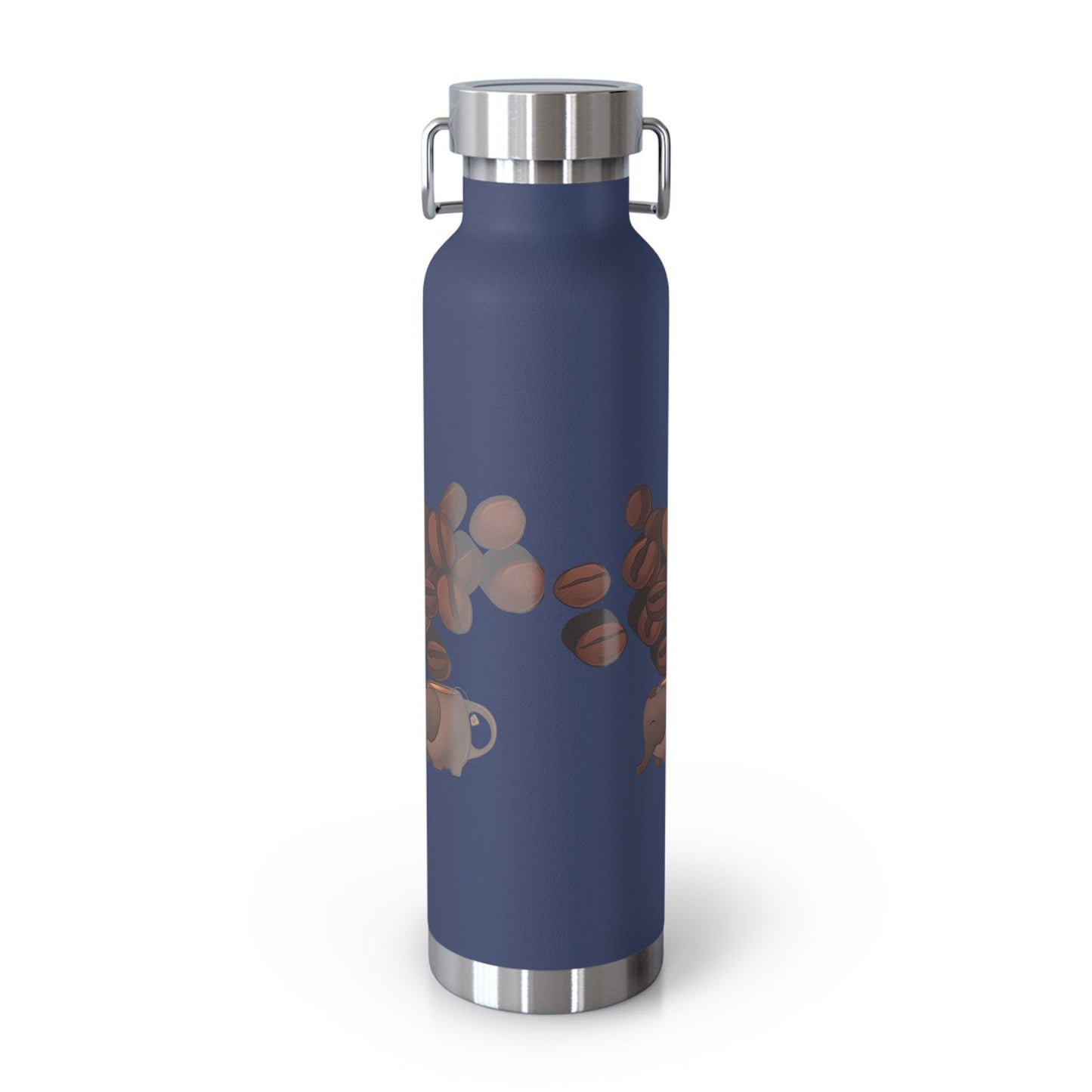 Coffee Bean Travel Copper Vacuum Insulated Bottle, 22oz - COFFEEBRE