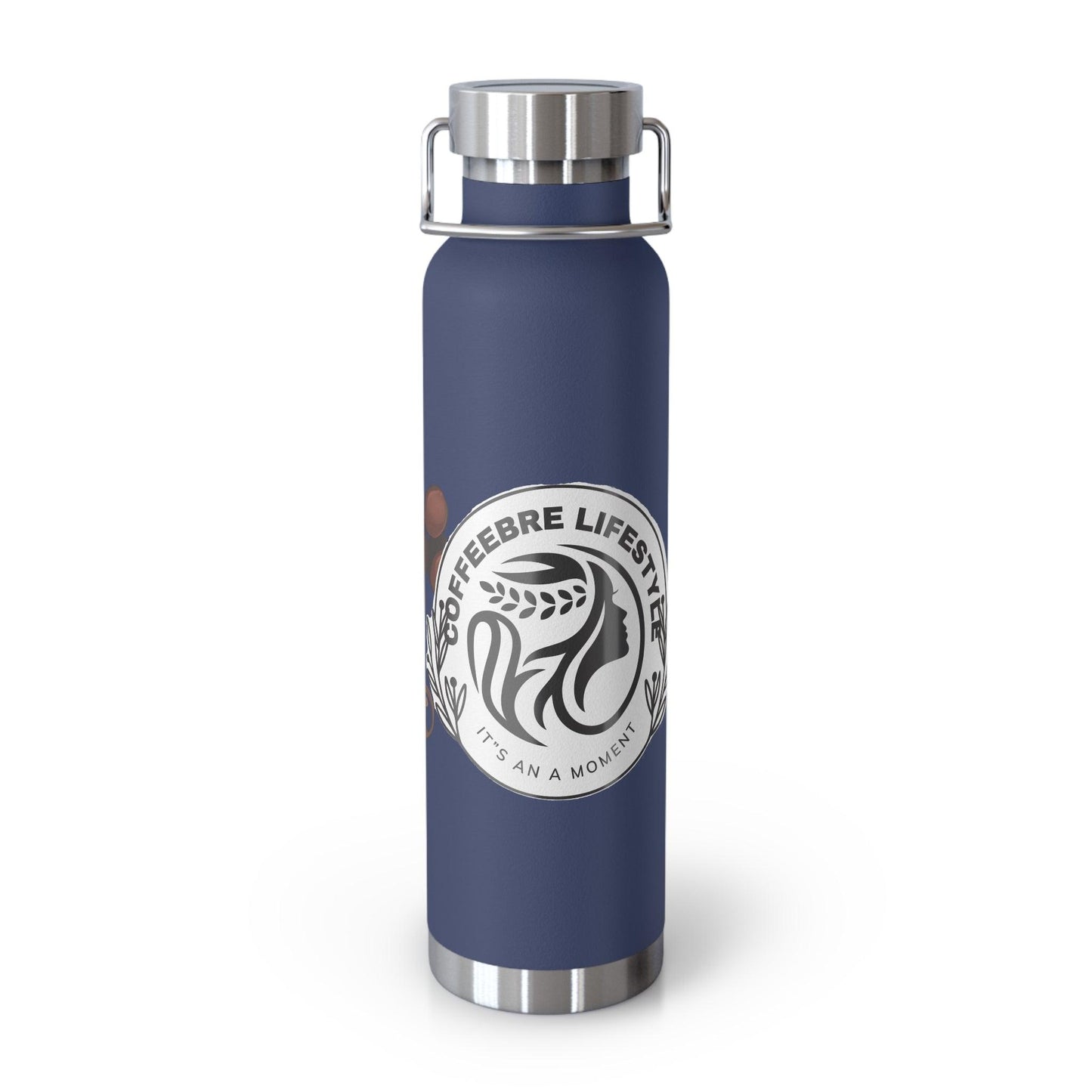 Coffee Bean Travel Copper Vacuum Insulated Bottle, 22oz - COFFEEBRE