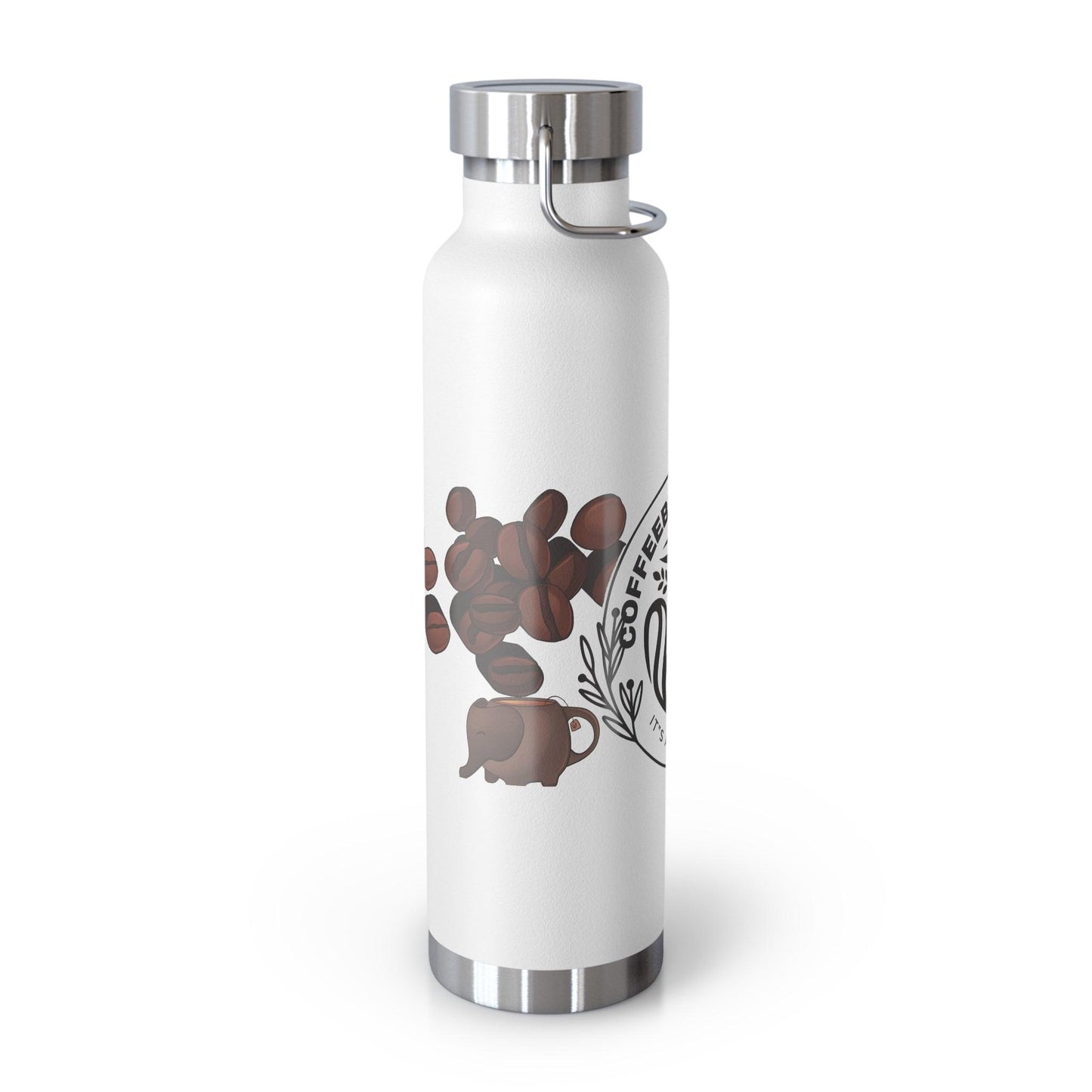 Coffee Bean Travel Copper Vacuum Insulated Bottle, 22oz - COFFEEBRE