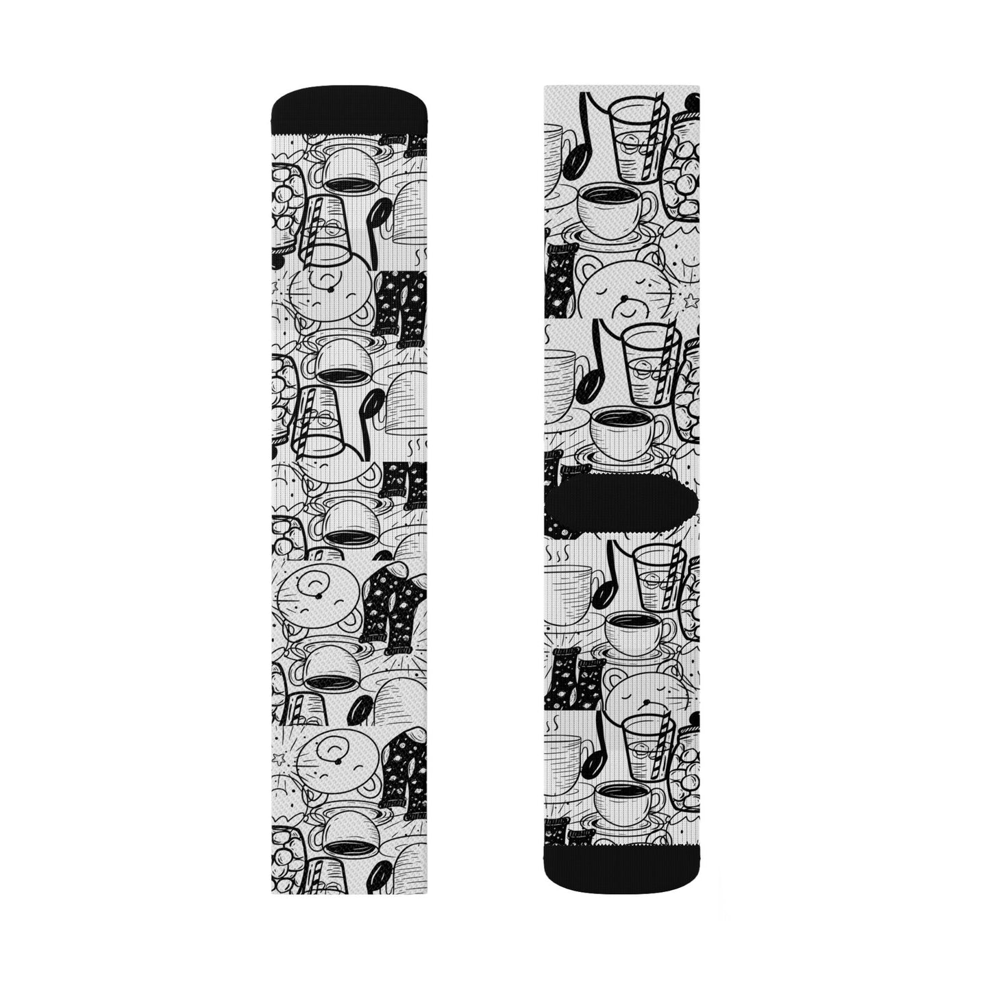 Coffee Blues and Humming Bear Socks - COFFEEBRE