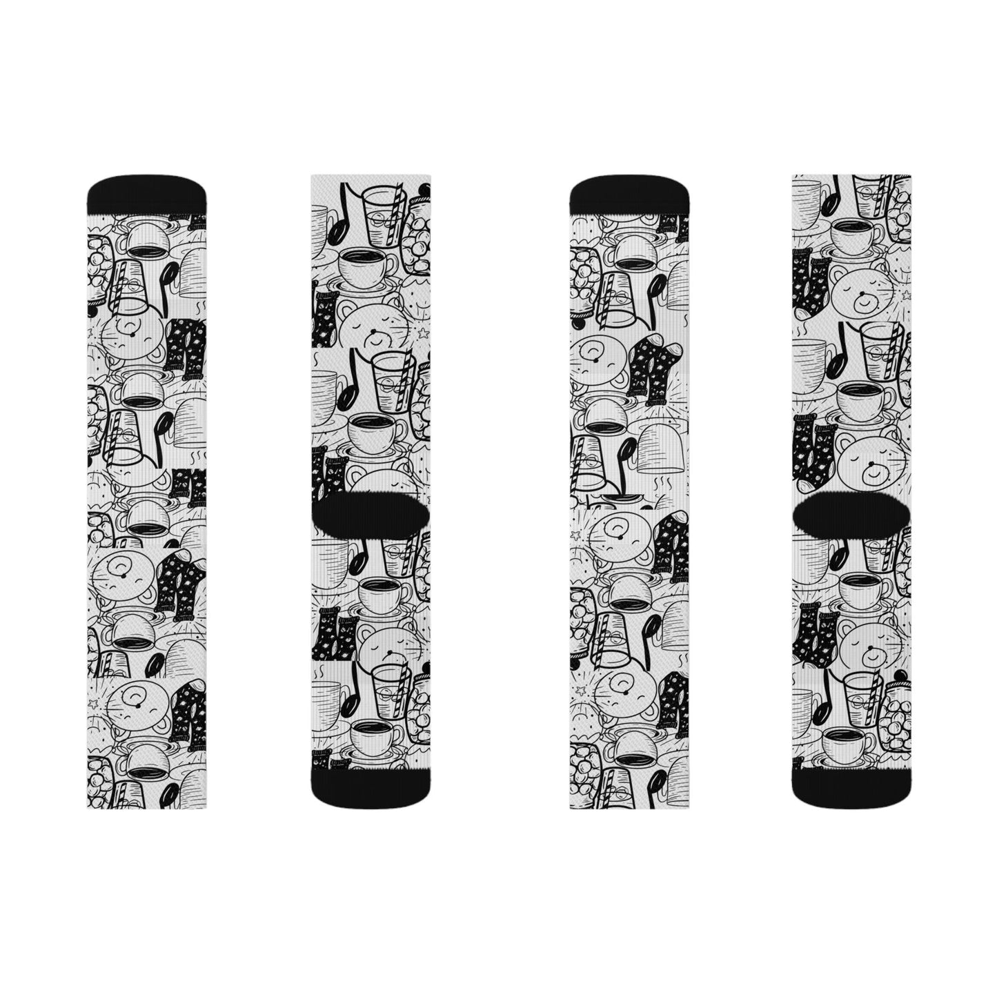 Coffee Blues and Humming Bear Socks - COFFEEBRE