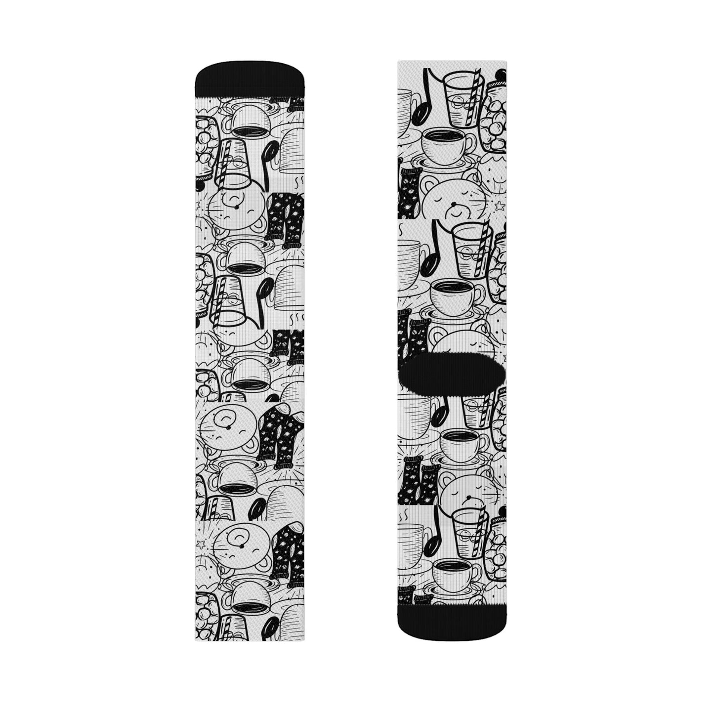 Coffee Blues and Humming Bear Socks - COFFEEBRE