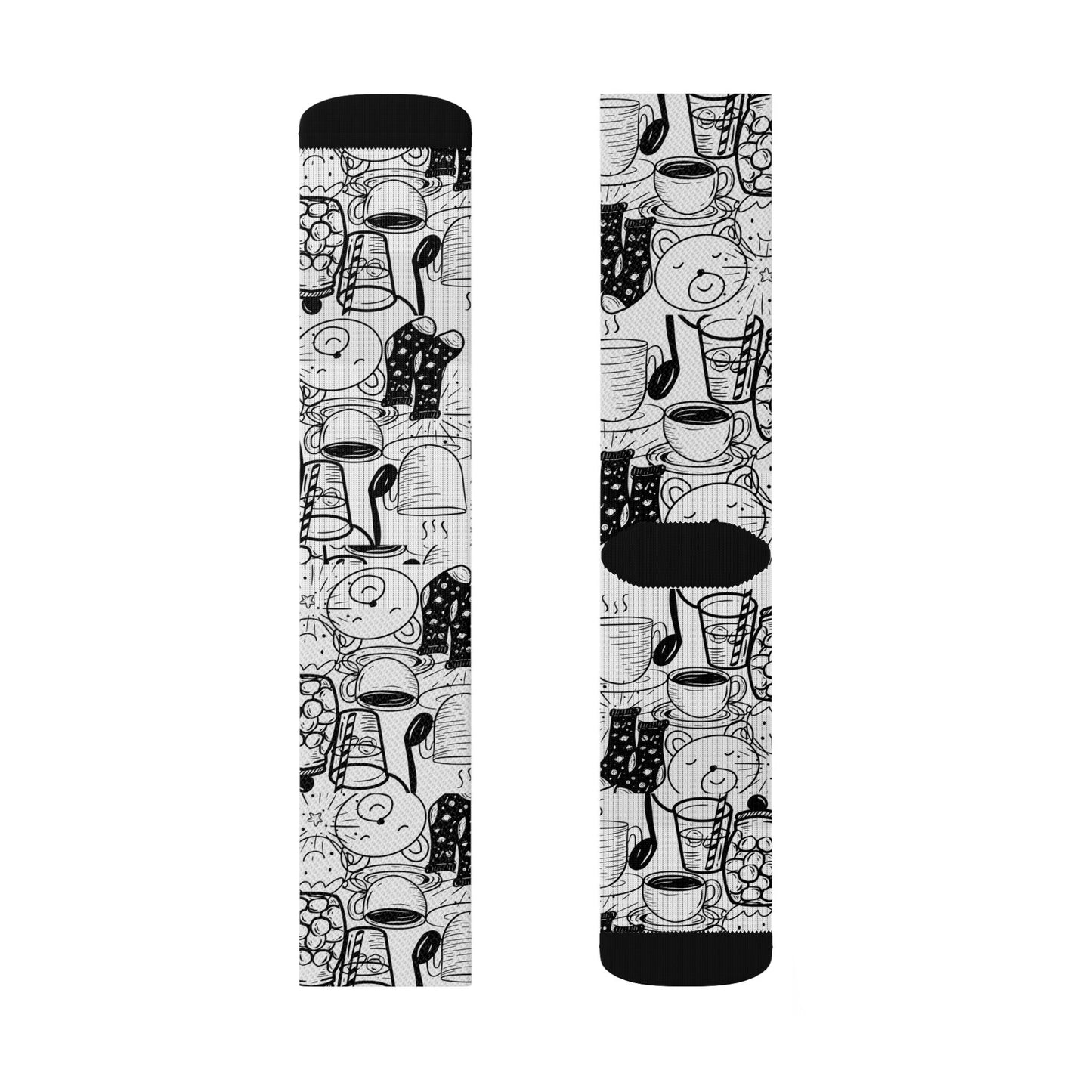 Coffee Blues and Humming Bear Socks - COFFEEBRE