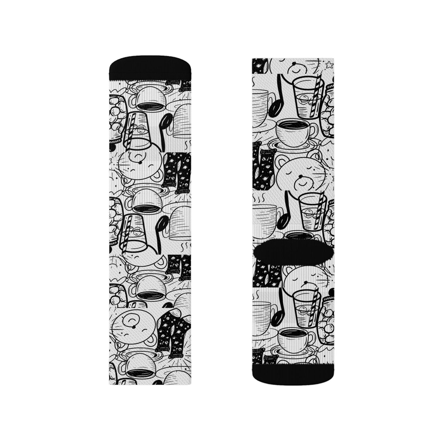 Coffee Blues and Humming Bear Socks - COFFEEBRE