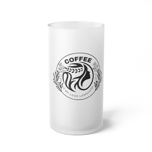 Coffee Frosted Glass Latte Mug - COFFEEBRE