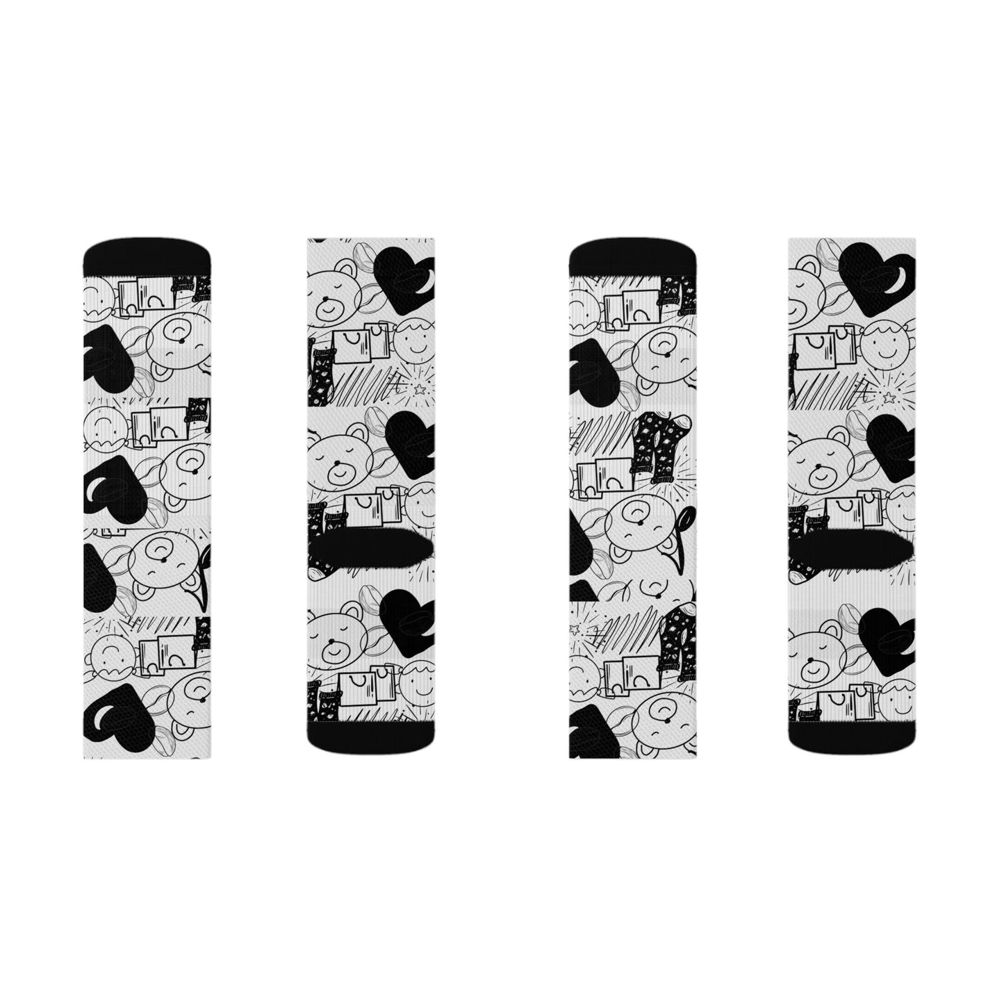 Coffee Lover Valentine's Day Socks - COFFEEBRE