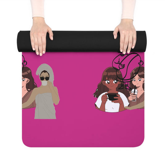 Coffee Lovers Pilates Rubber Yoga Mat - COFFEEBRE