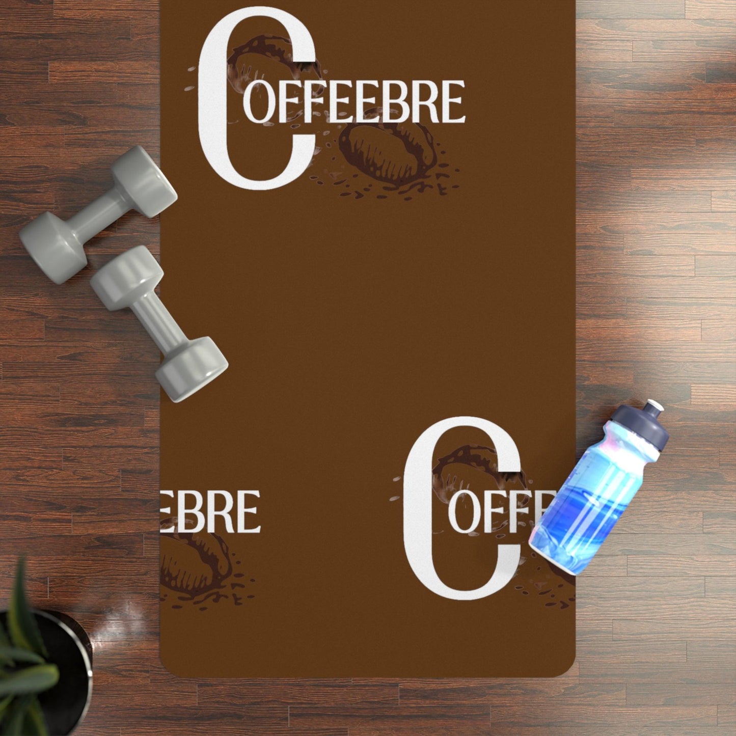 Coffeebre Brown Rubber Yoga Mat - COFFEEBRE