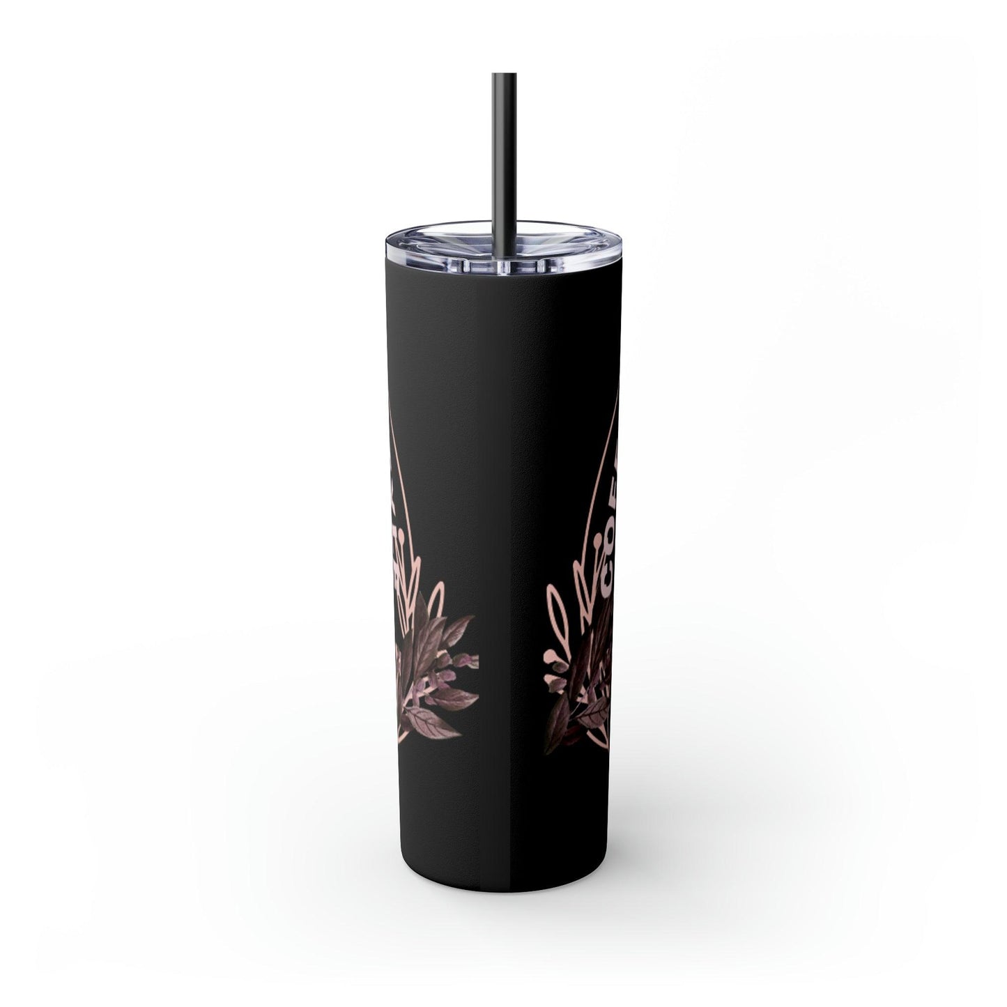 Coffeebre Lifestyle Skinny Tumbler with Straw, 20oz - COFFEEBRE