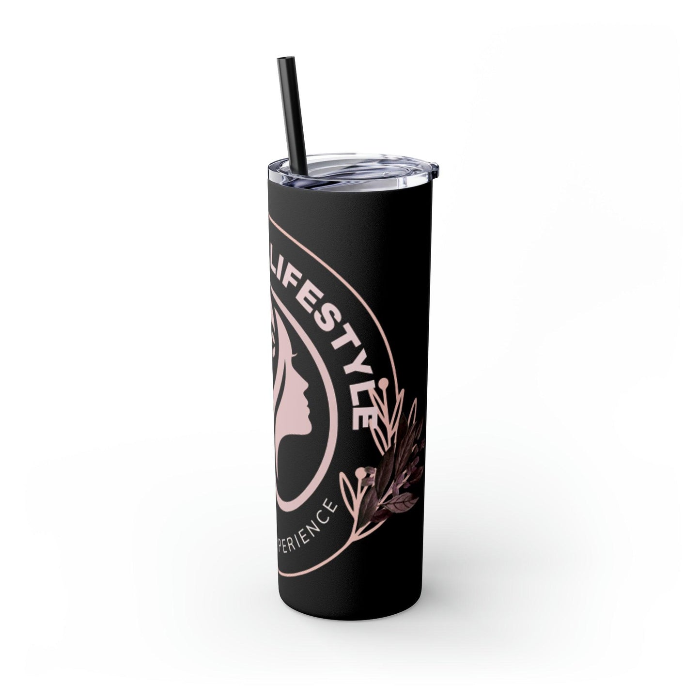 Coffeebre Lifestyle Skinny Tumbler with Straw, 20oz - COFFEEBRE