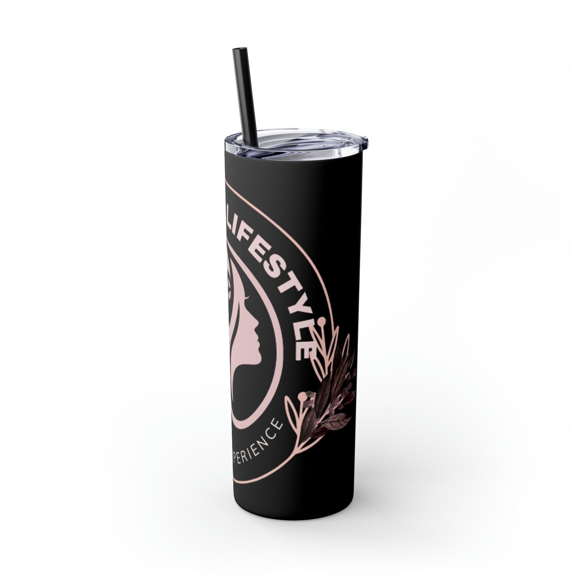 Coffeebre Lifestyle Skinny Tumbler with Straw, 20oz - COFFEEBRE