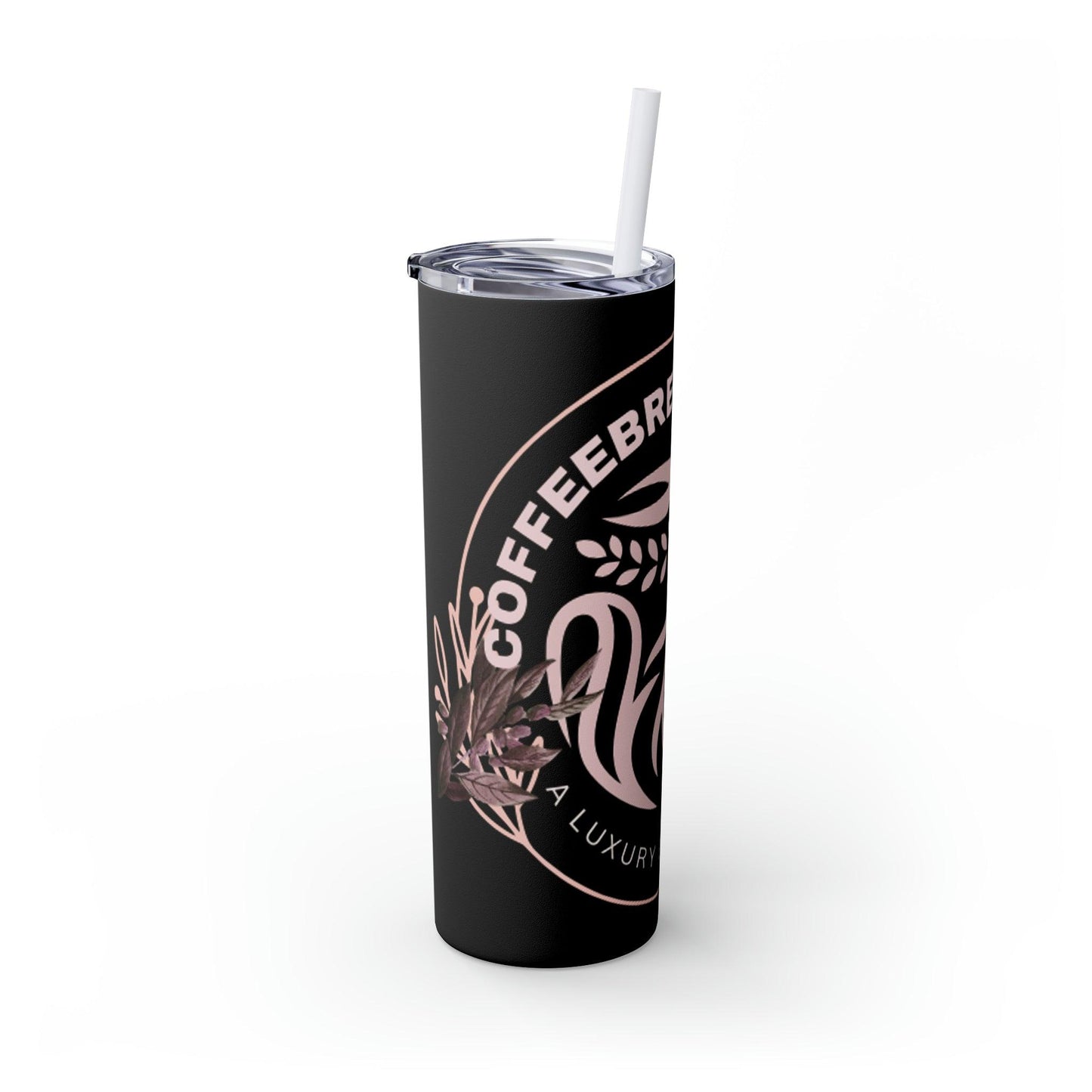 Coffeebre Lifestyle Skinny Tumbler with Straw, 20oz - COFFEEBRE