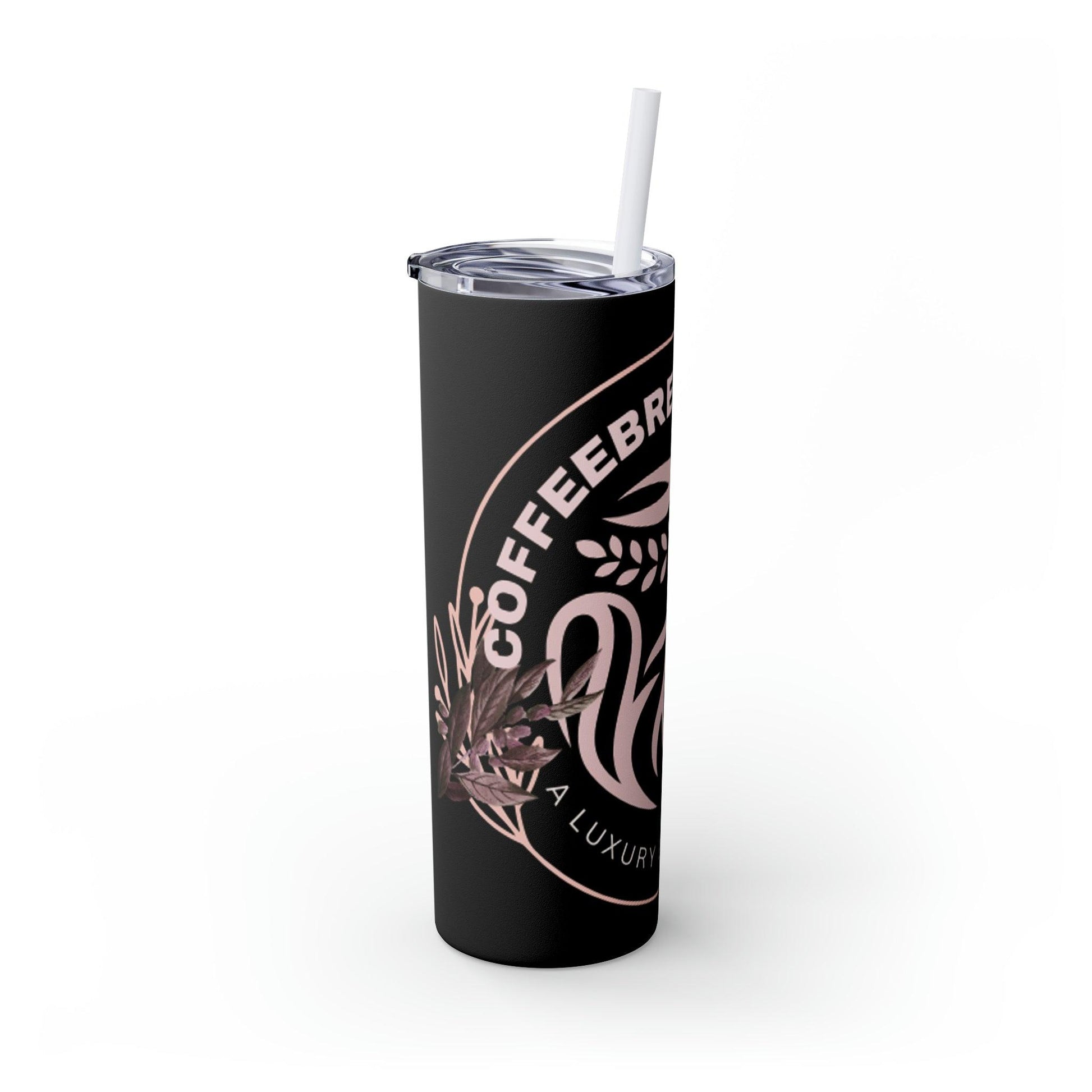 Coffeebre Lifestyle Skinny Tumbler with Straw, 20oz - COFFEEBRE