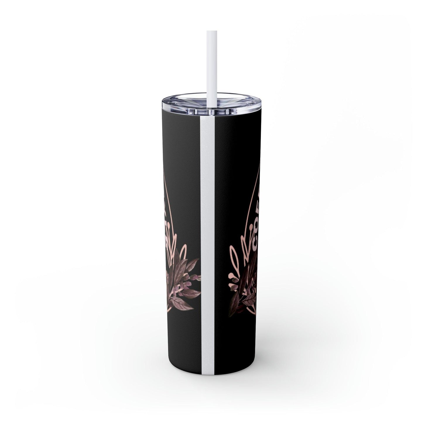 Coffeebre Lifestyle Skinny Tumbler with Straw, 20oz - COFFEEBRE